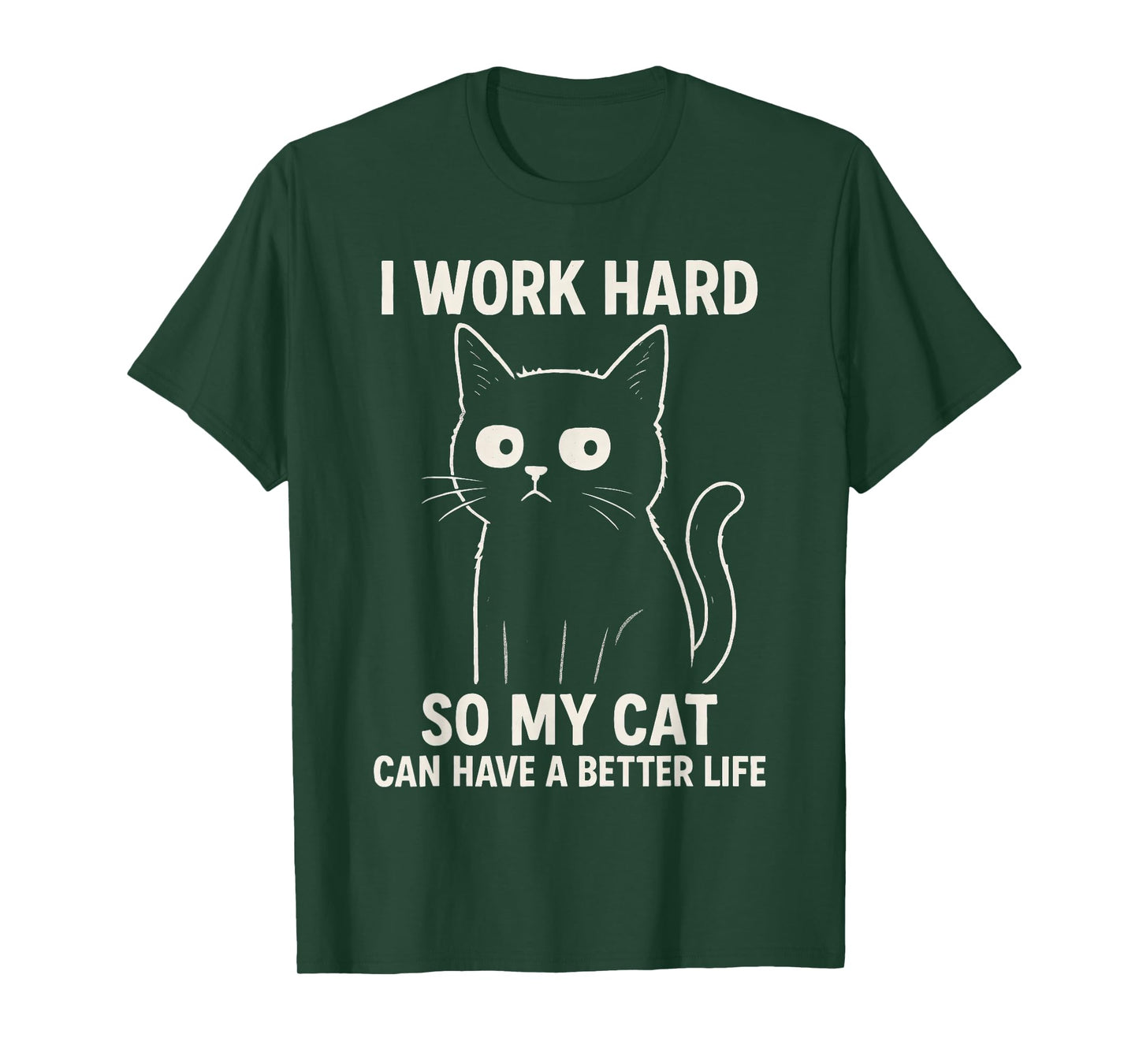Funny Cat Graphic Tee Men Women Coworker Meme Humor T-Shirt