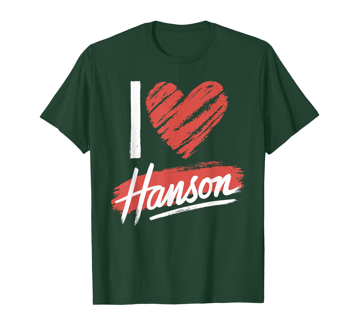 I Love HANSON T-Shirt County I Heart HANSON T-Shirt