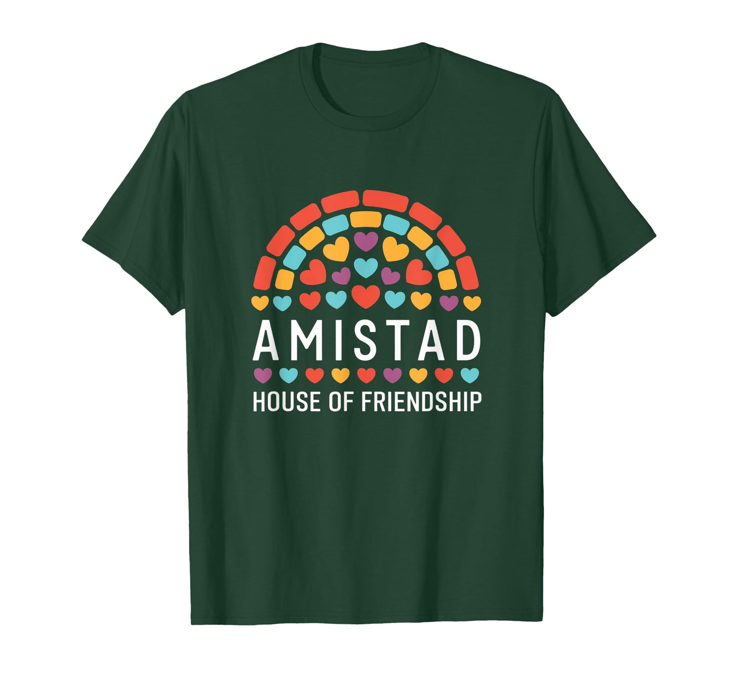 Amistad House Of Friendship Hearts T-Shirt