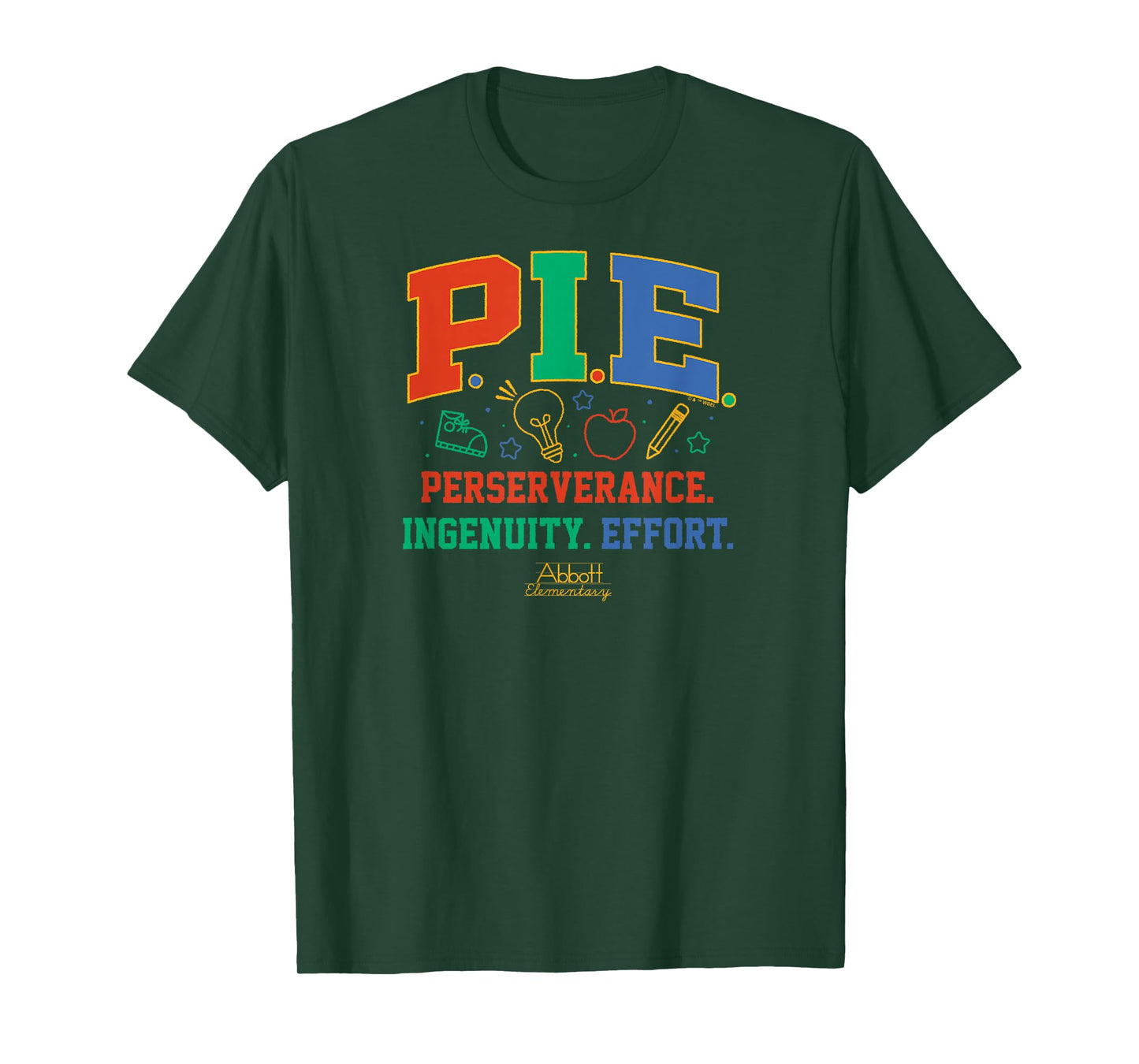 Abbott Elementary - Janine PIE Perseverance Ingenuity Effort T-Shirt