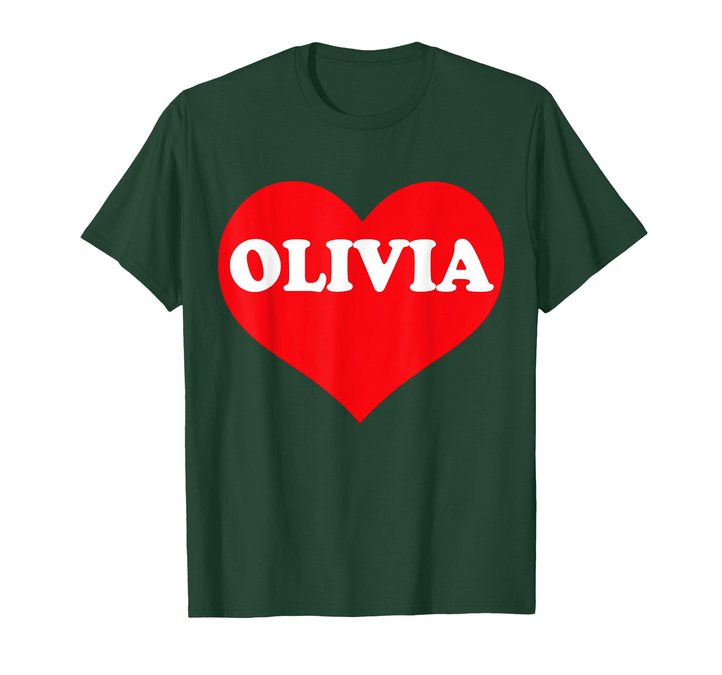 I Heart Olivia, I Love Olivia Custom T-Shirt