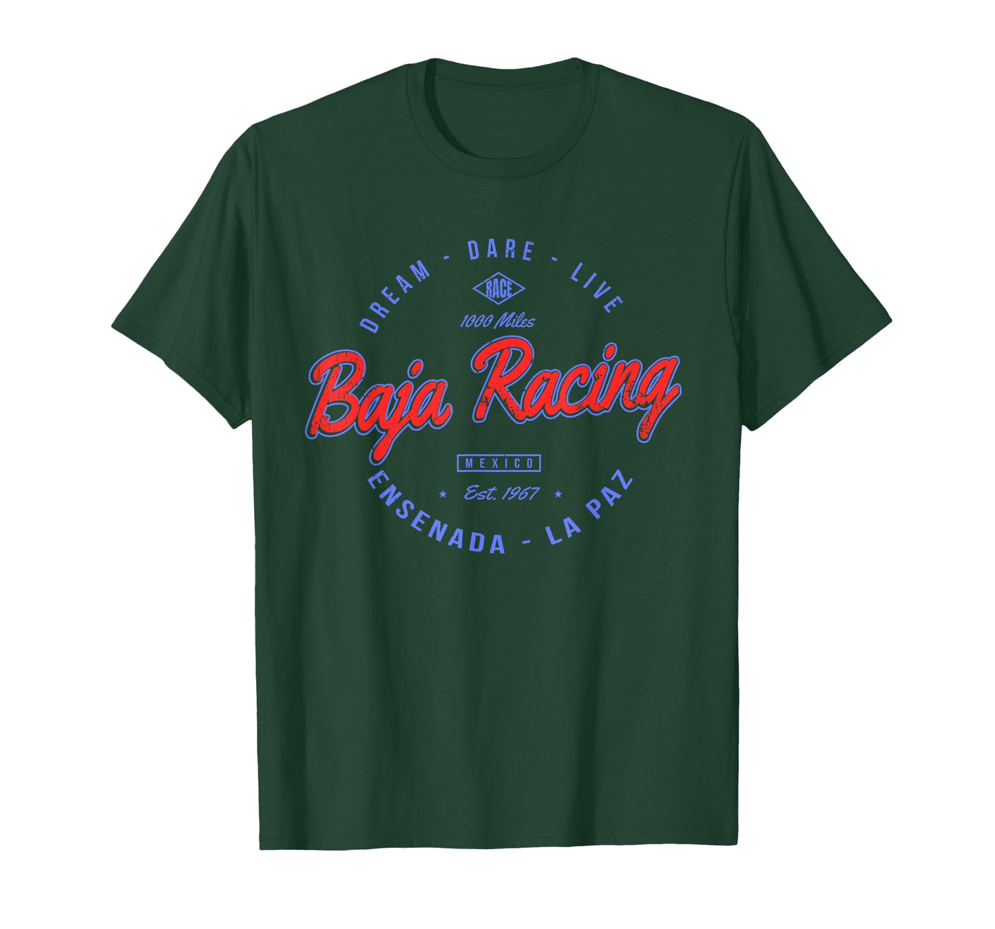 Baja California Racing For all who Race 1000 Miles or more T-Shirt