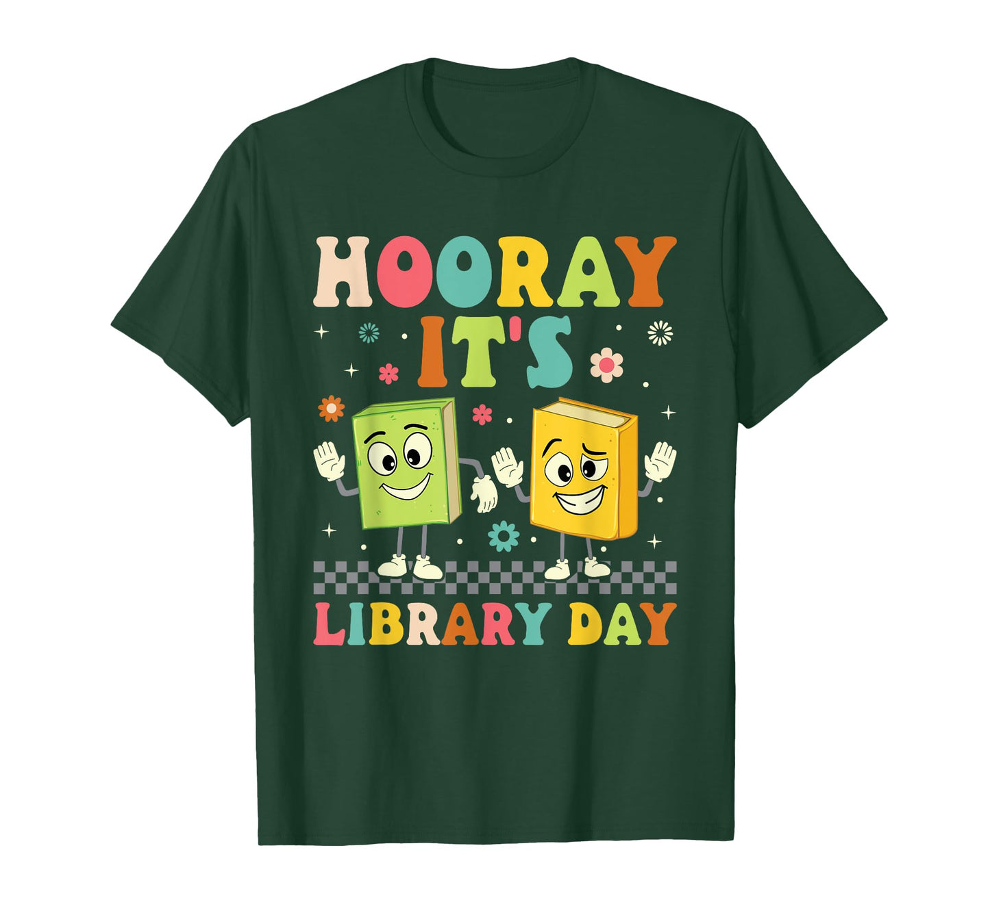 It's Library Day School Librarian Reading Book Lover T-Shirt