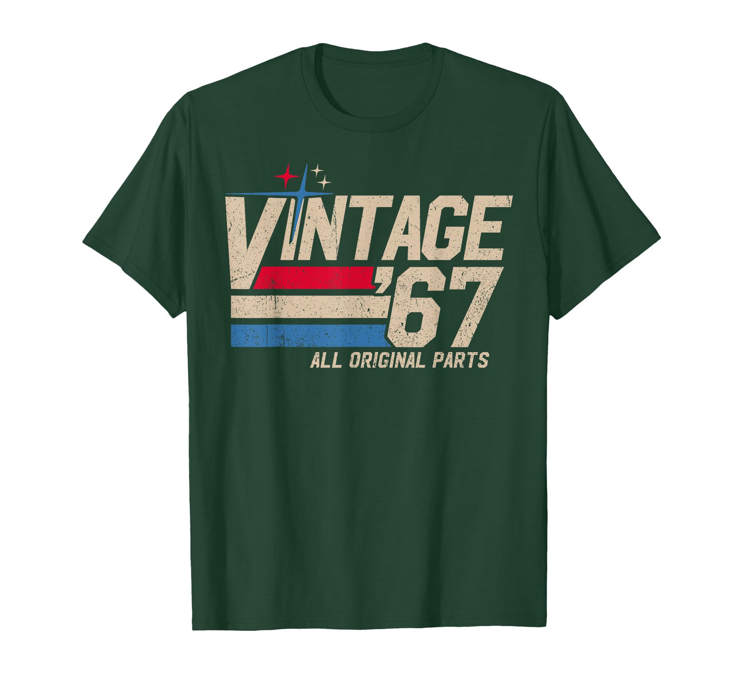 Vintage '67 Retro 58th Birthday for Men Dad USA Since 1967 T-Shirt