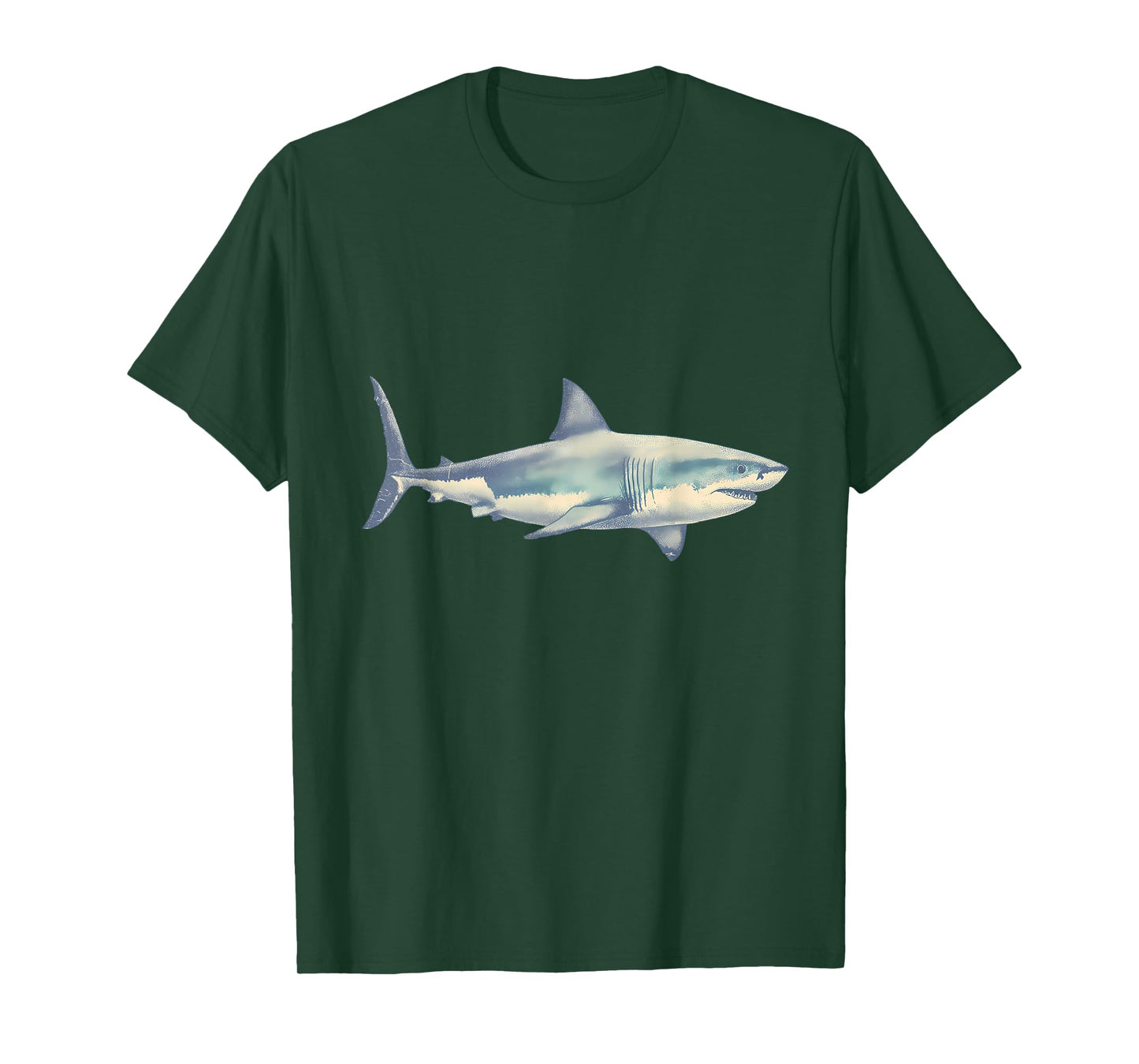 Shark Marine Biology Animal Artwork Sea Ocean Sharks Lover T-Shirt