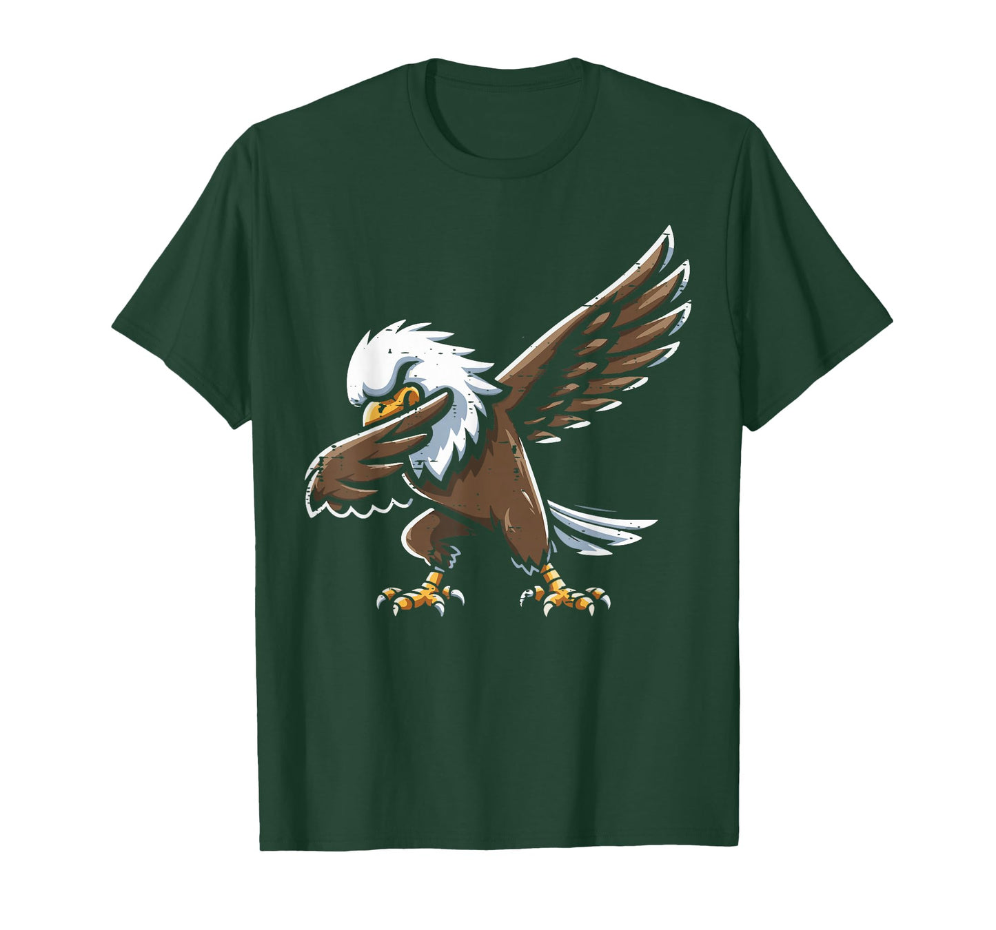 Dabbing Bald Eagle Funny Dance Wildlife Boys Kids Men Women T-Shirt