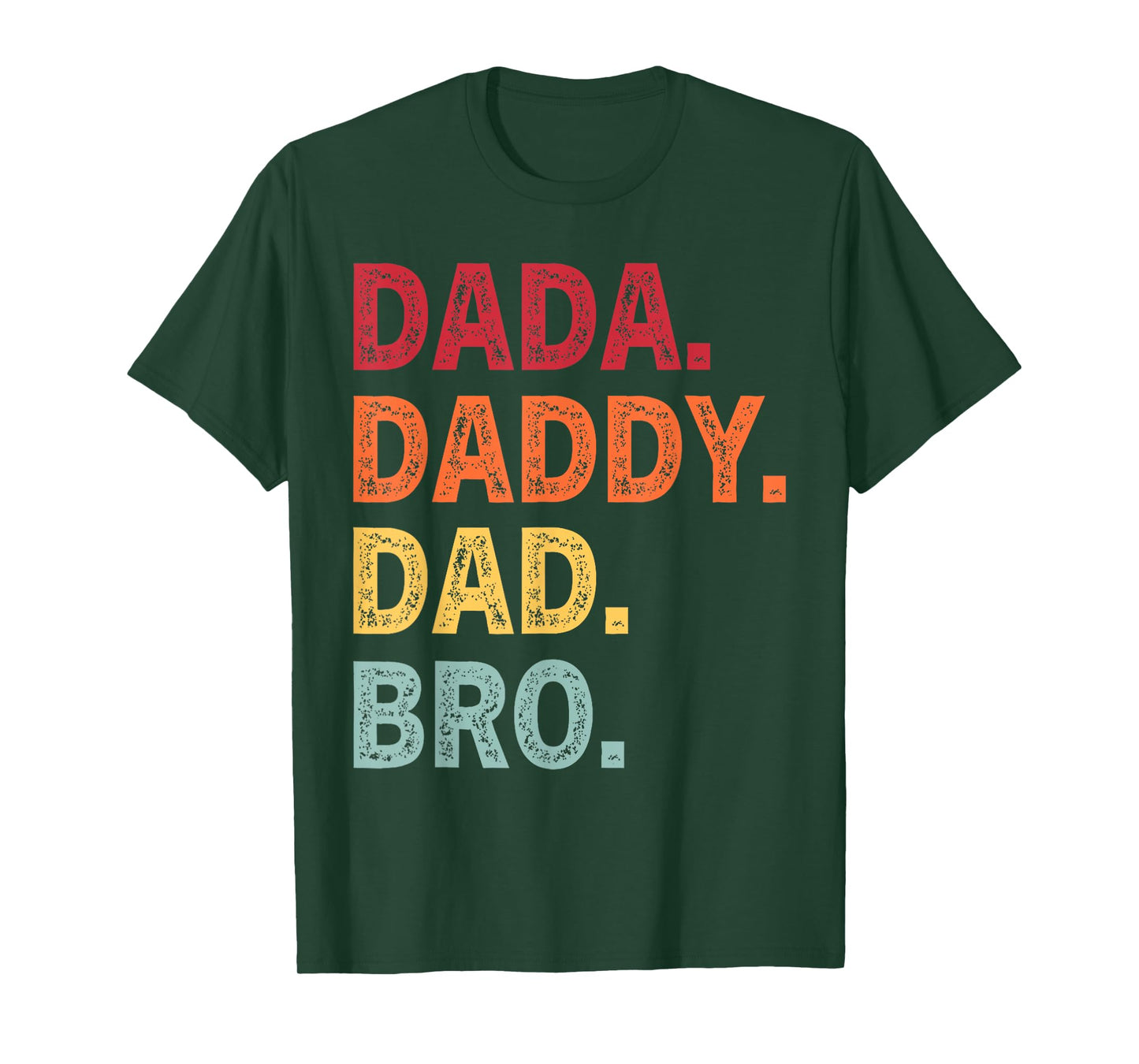 Retro Dada Daddy Dad Bro Funny Fathers Day Retro Vintage T-Shirt