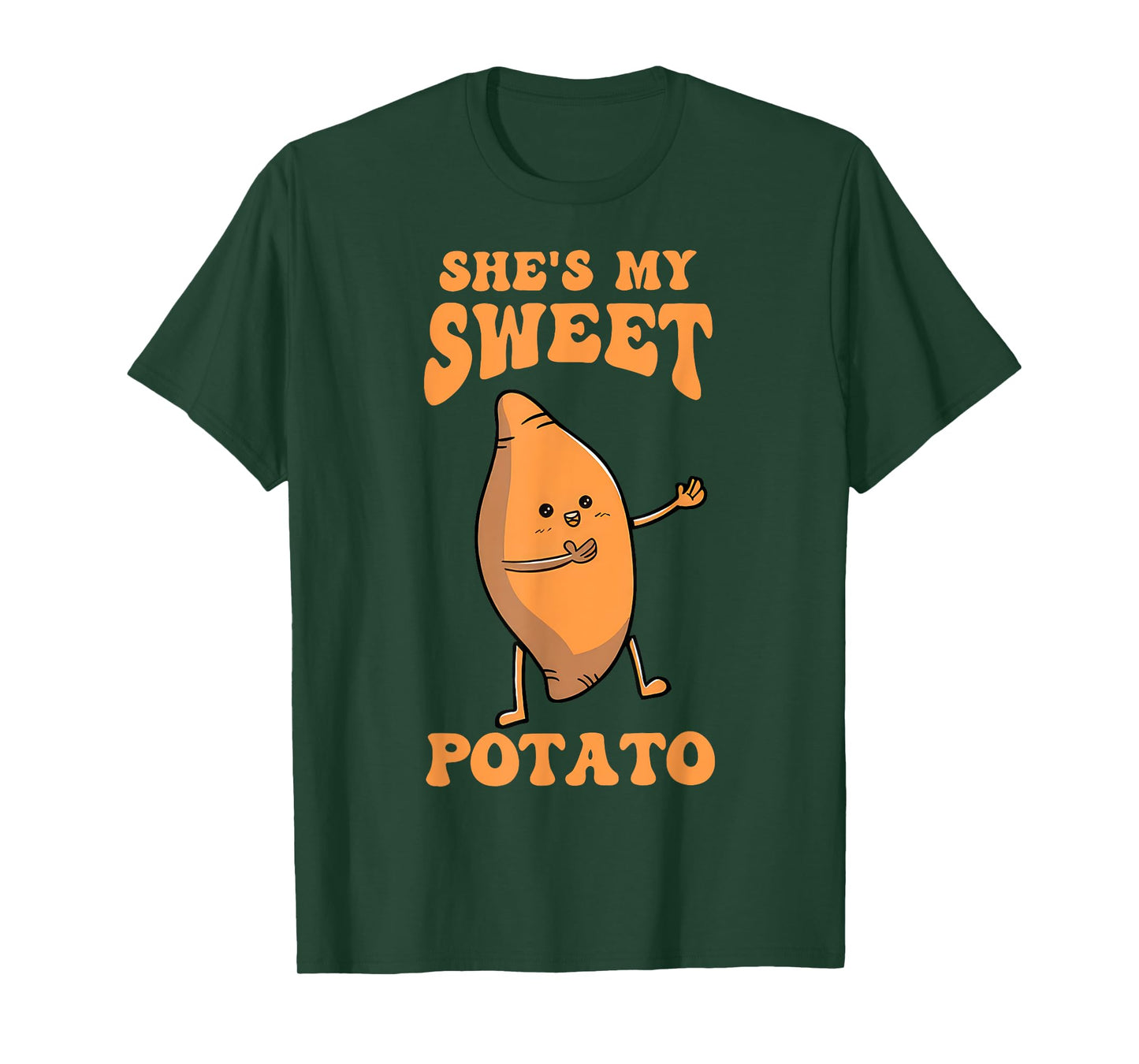 Thanksgiving Matching Couple She's My Sweet Potato I Yam T-Shirt