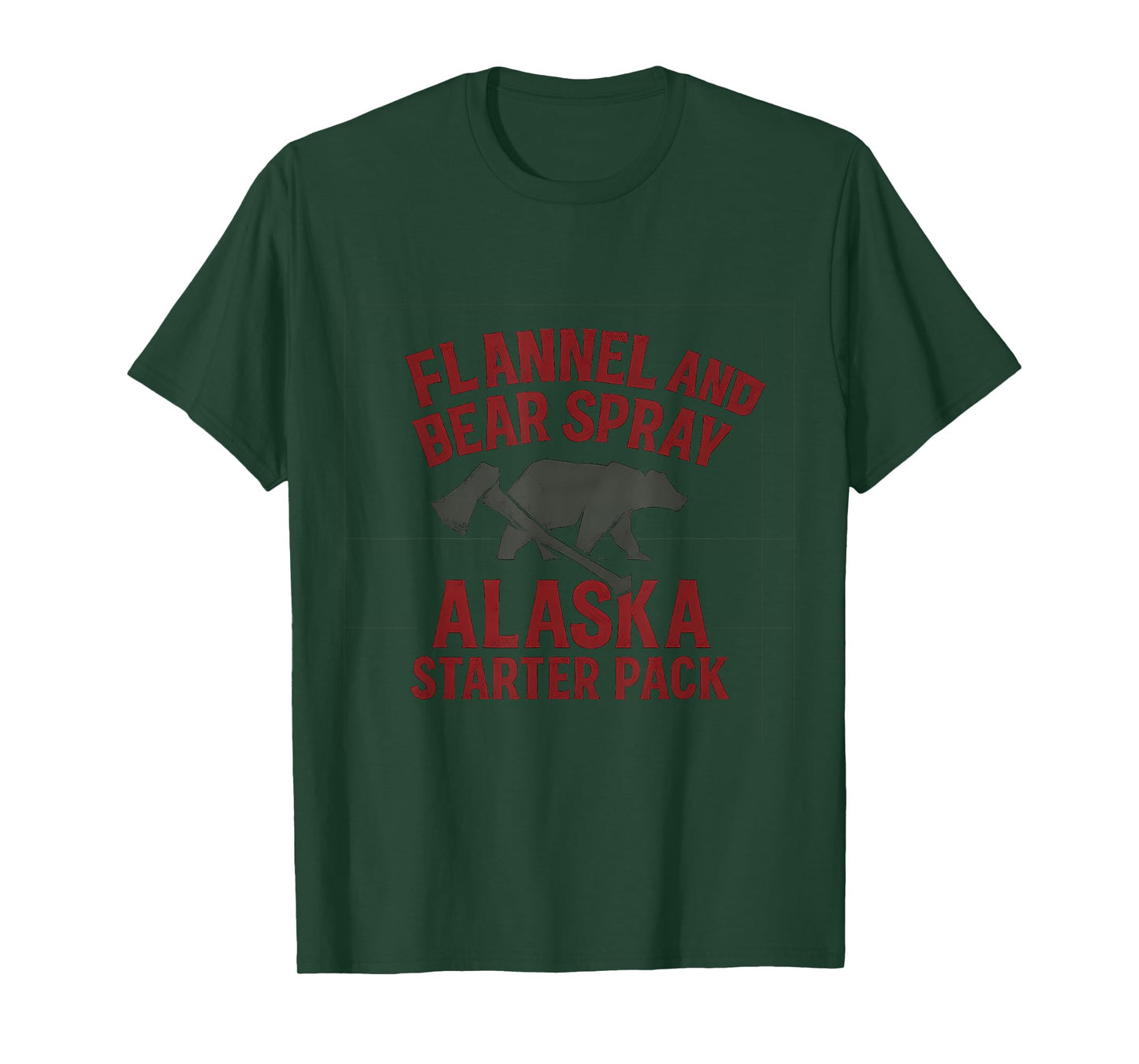 Alaska Starter Pack Flannel & Bear Spray Graphic T-Shirt