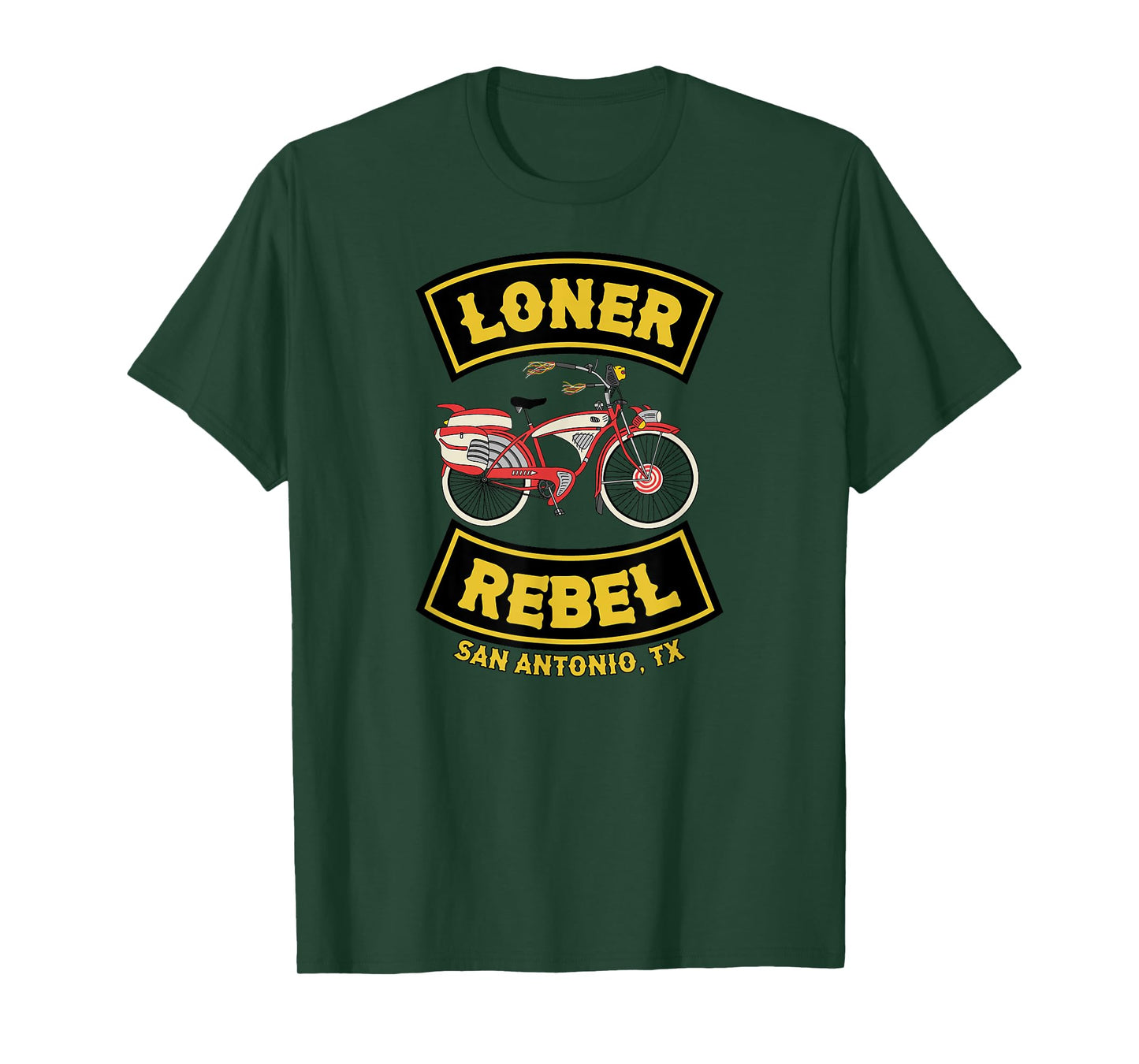 I'm A Loner, A Rebel Funny Biker Gang Motorcycle Club Style T-Shirt