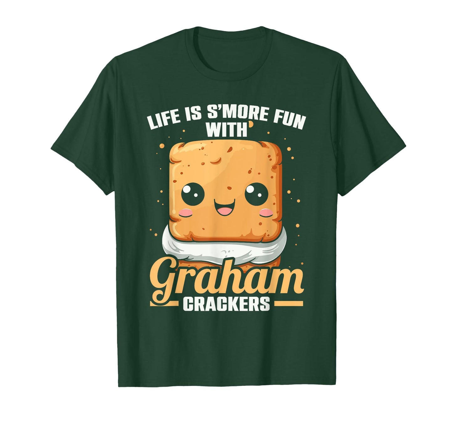 Graham Crackers Food Lover Foodie Sweet Biscuit T-Shirt