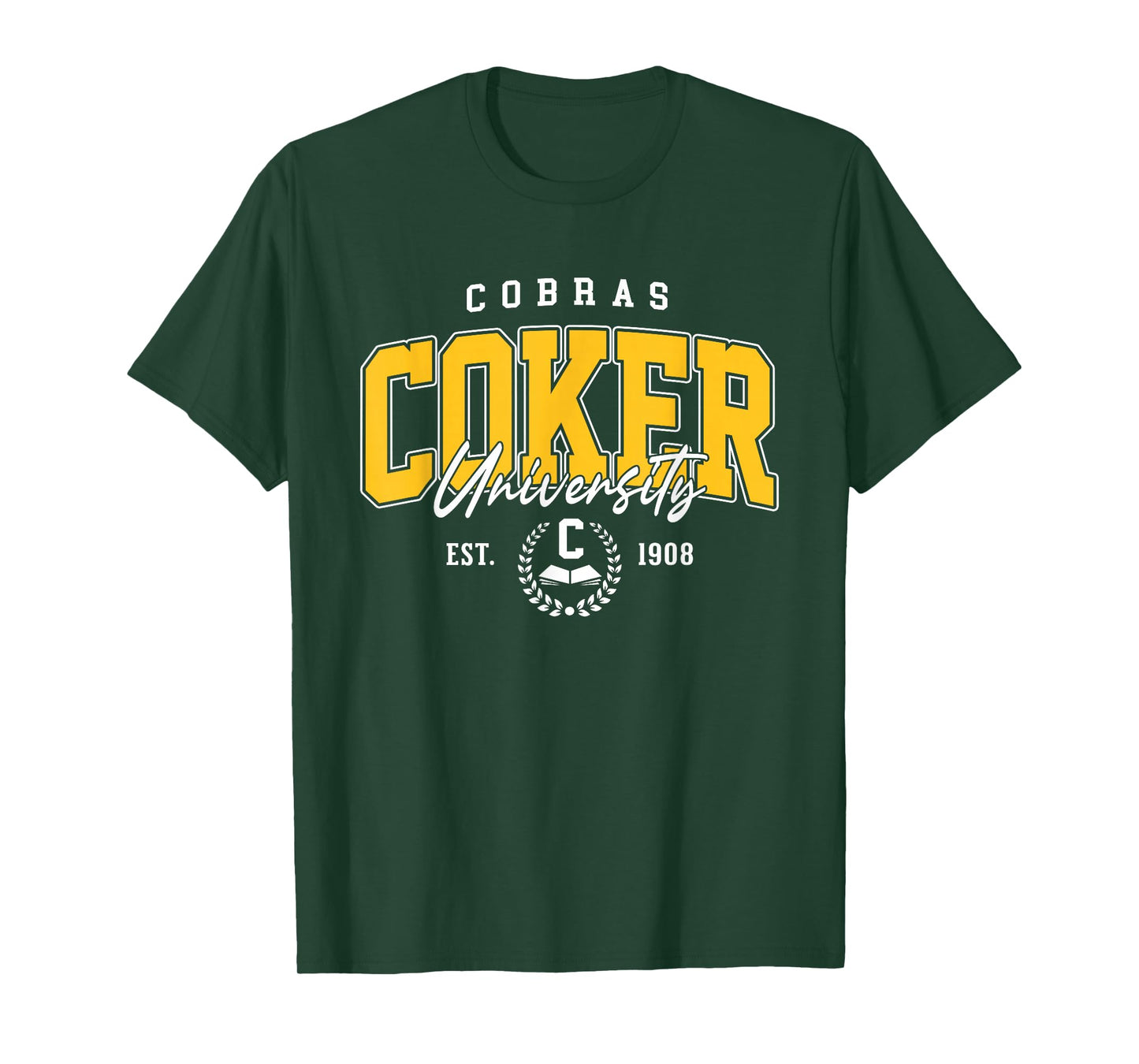 Coker Vintage Cobras Arch Athletic Sports Tee for Men Women T-Shirt