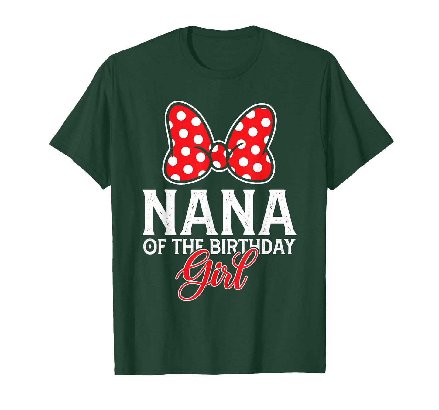 Nana Of The Birthday Girl Princess Family Matching Party T-Shirt
