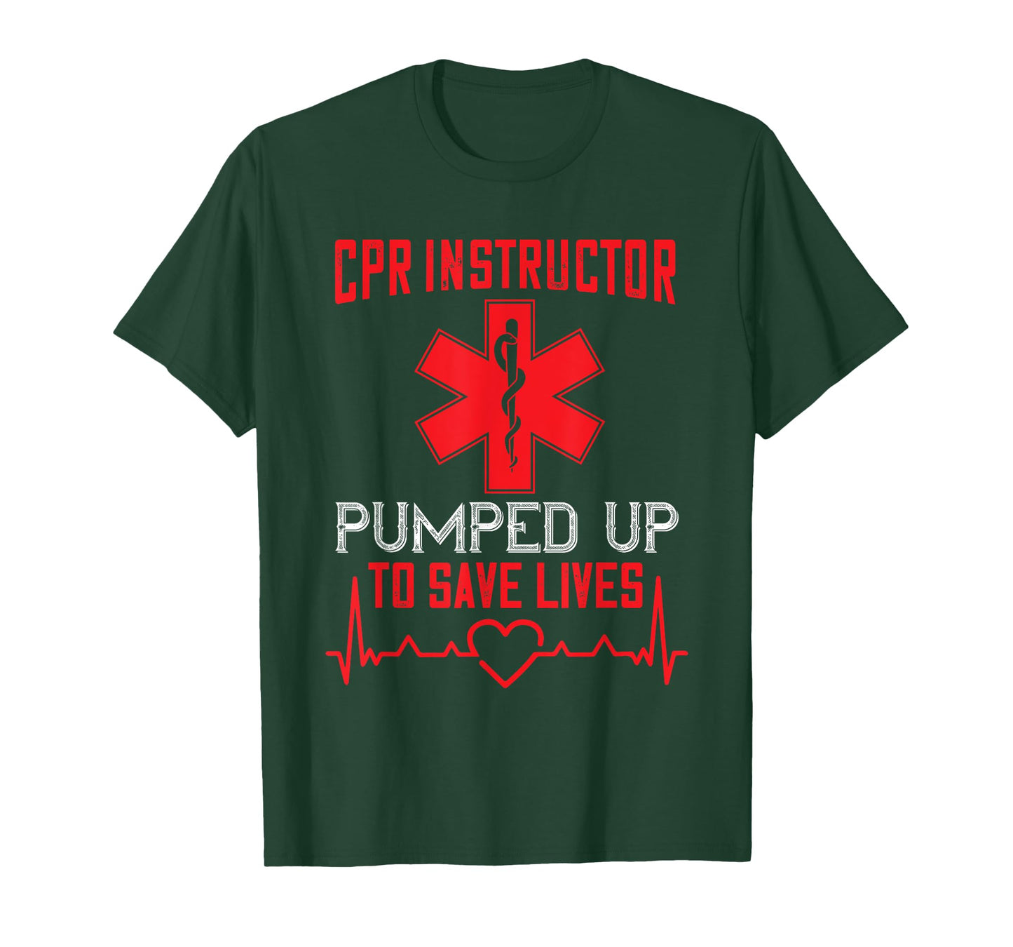 CPR Instructor AED Instructor Pumped Up First Aid Instructor T-Shirt