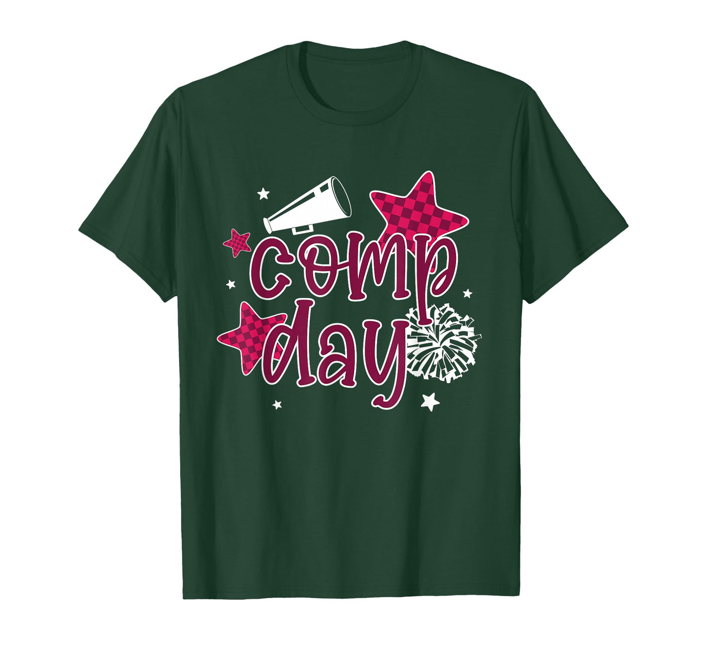 Cheer Comp Day Cheerleading Competition Day Cheerleader T-Shirt