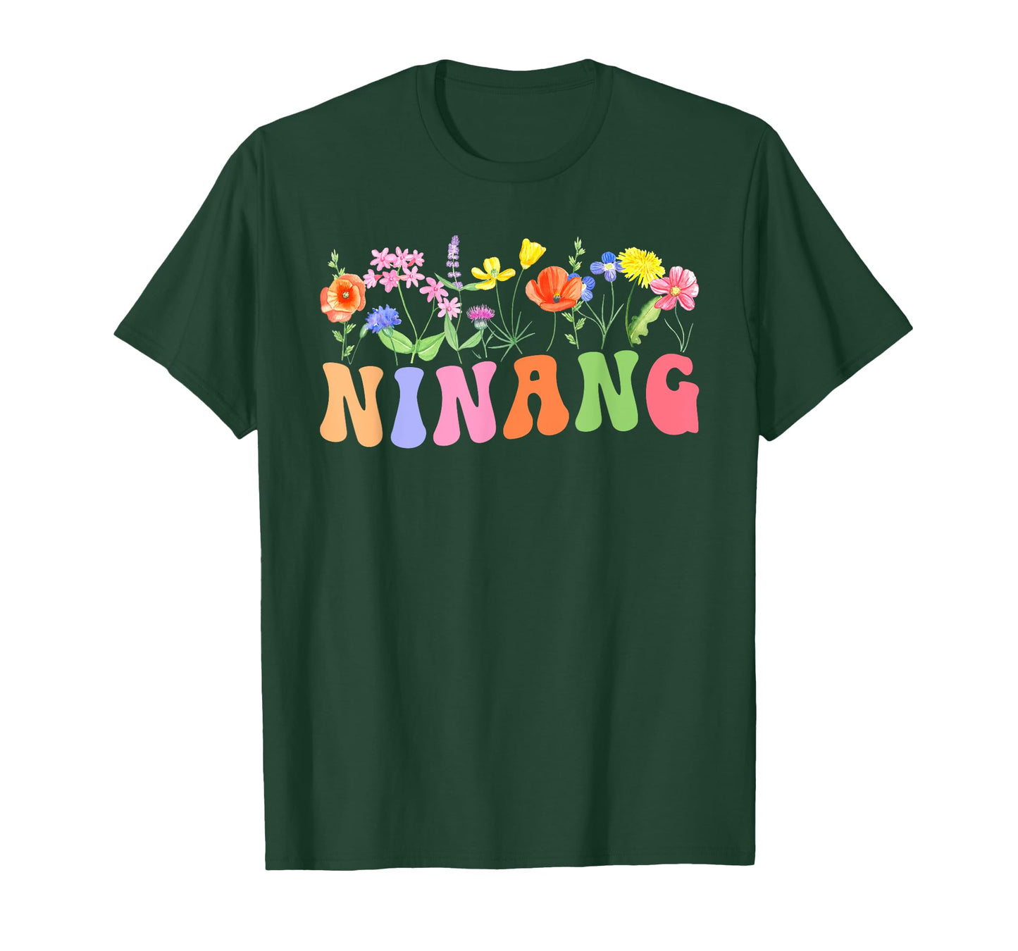 Groovy Ninang Grandma Appreciation Ninang Godmother T-Shirt