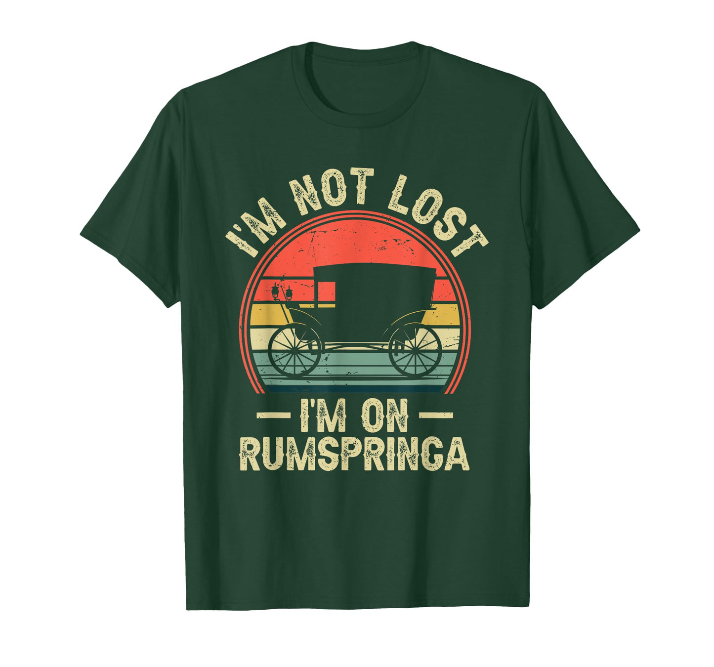I'm Not Lost I'm On Rumspringa Funny Amish T-Shirt