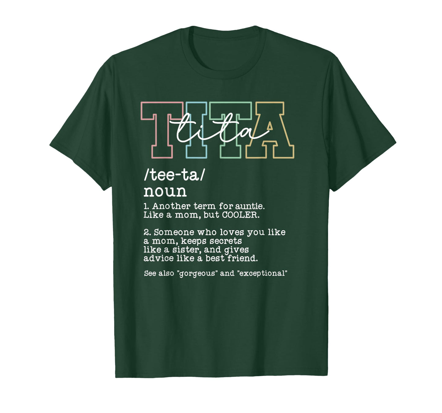 Tita Aunt Definition Tita Auntie Best Tita T-Shirt