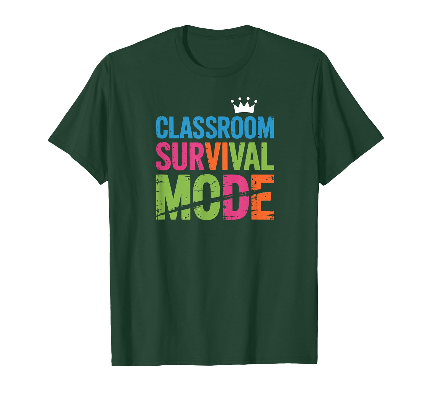Funny Teacher Life Classroom Survival Mode T-Shirt