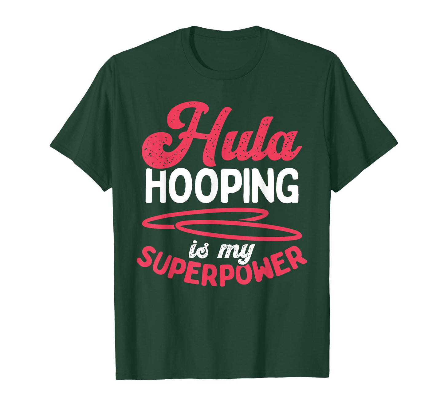 Hula Hooping Enthusiast Artistic Hula Hoop Girls Women T-Shirt