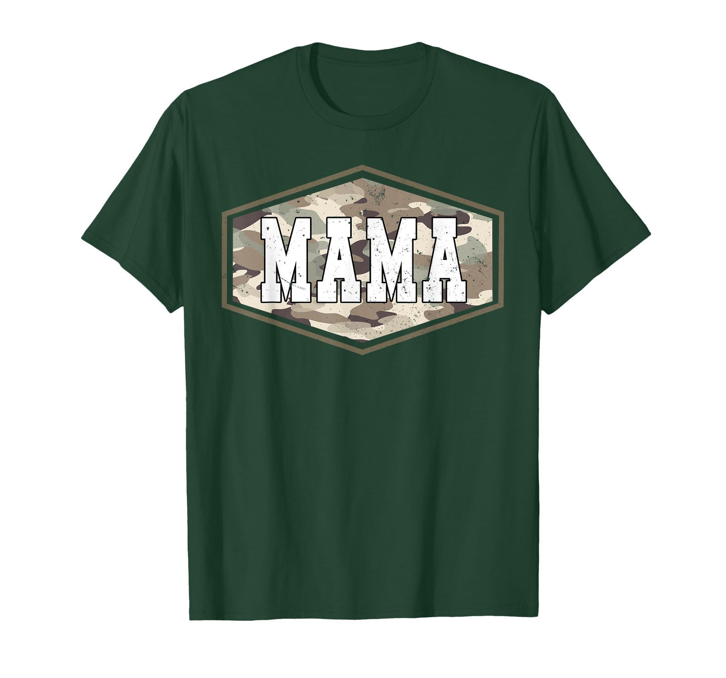 Retro Old School Camo Mama, Camouflage Mom Life Mother's Day T-Shirt