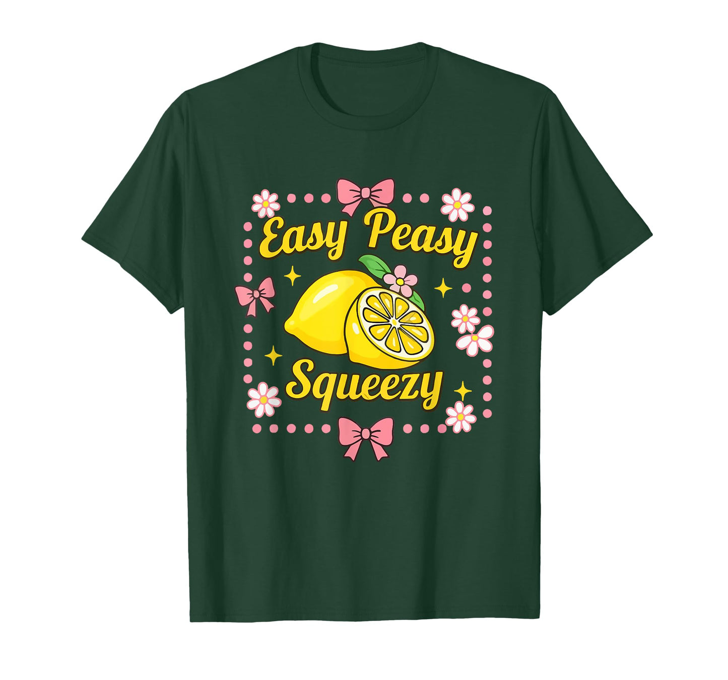 Easy Peasy Lemon Squeezy Lemonade Crew Funny Lemon Lemonade T-Shirt