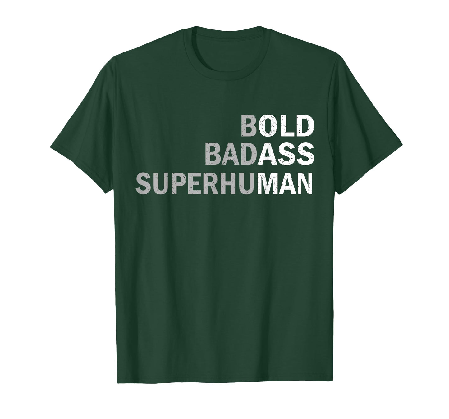 Bold, Badass Superhuman Funny Sarcastic Old Man Father's Day T-Shirt