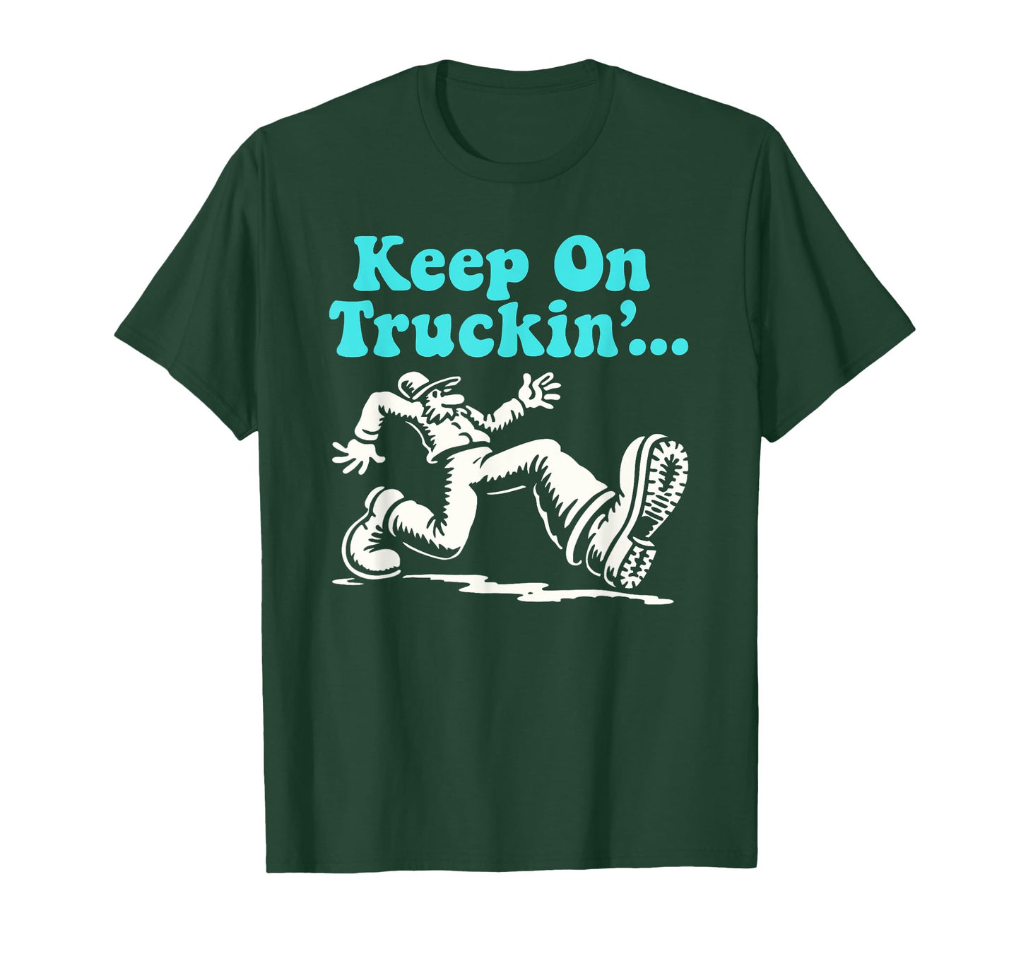 Funky Keep on Truckin' - Retro Vibes T-Shirt