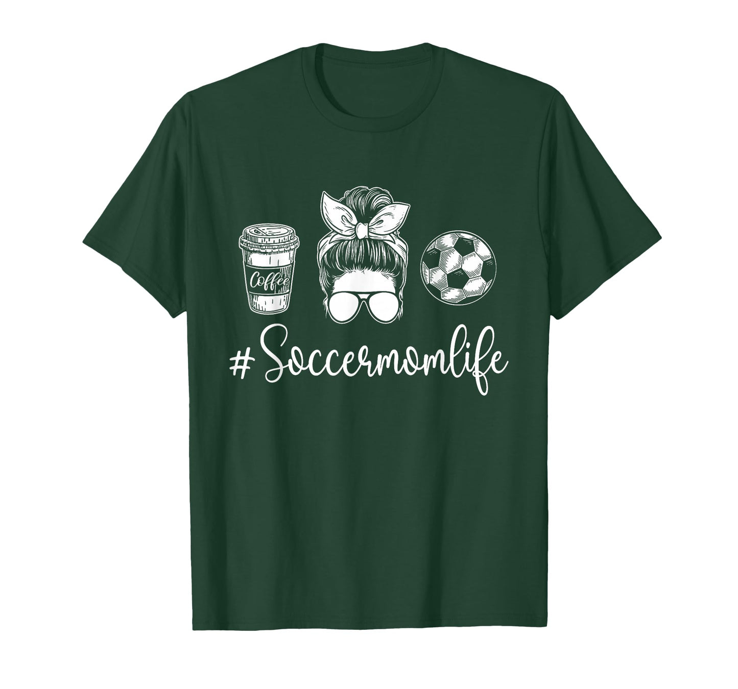 Soccer Mom Life - Soccer Lover Soccer Mom T-Shirt, Small, Black