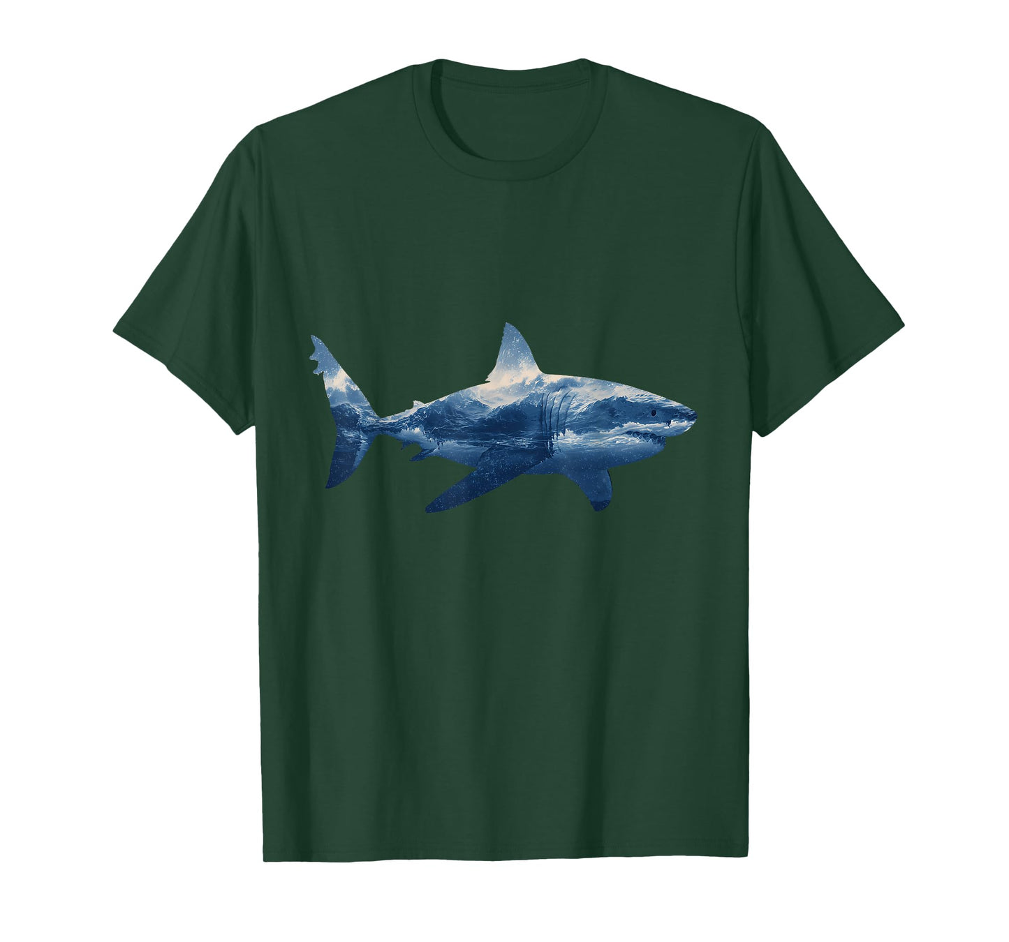 Shark Marine Biology Animal Artwork Sea Ocean Sharks Lover T-Shirt
