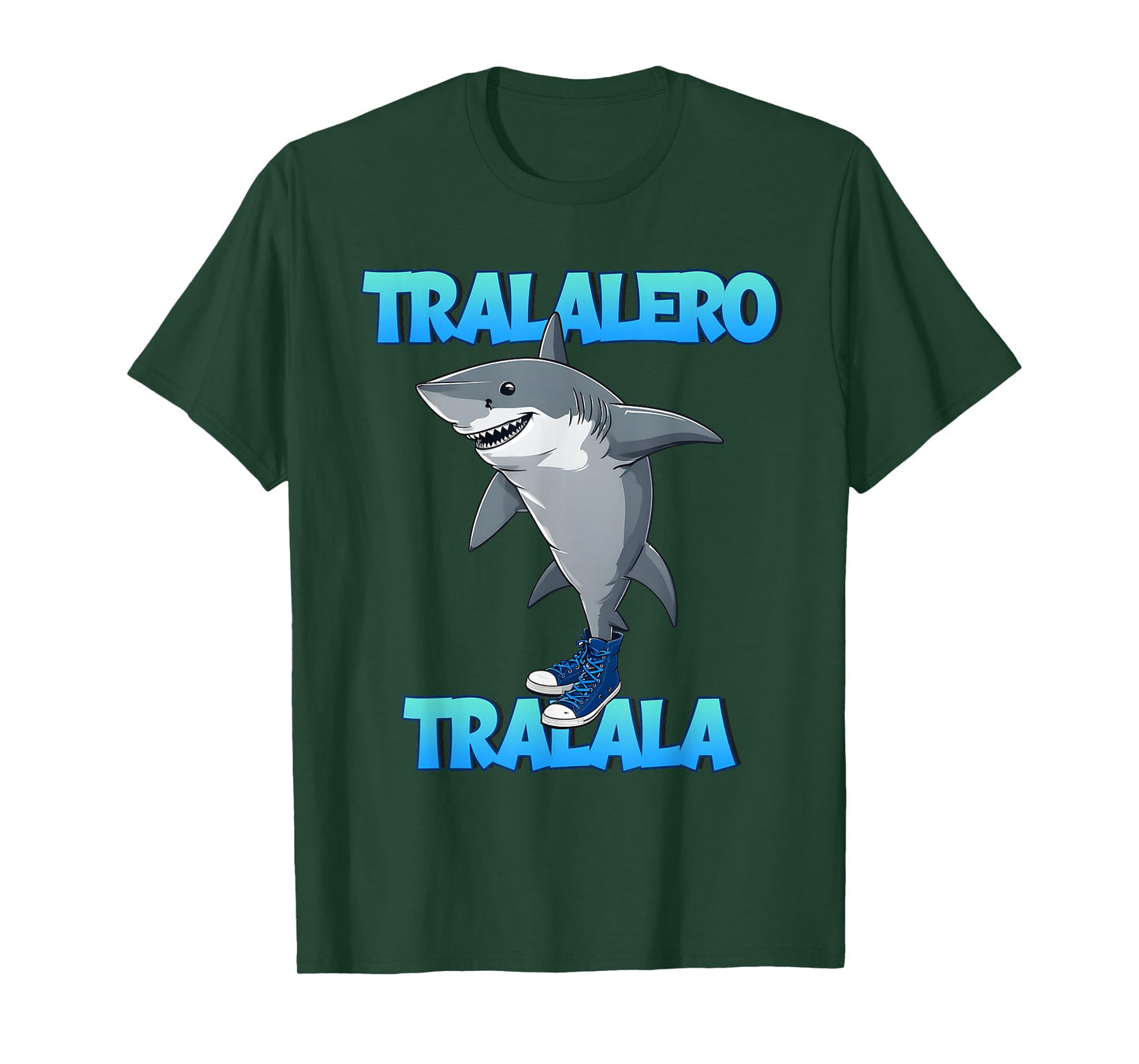 Tralalero Tralala Bootleg Funny Meme Shark Italian Brainrot T-Shirt