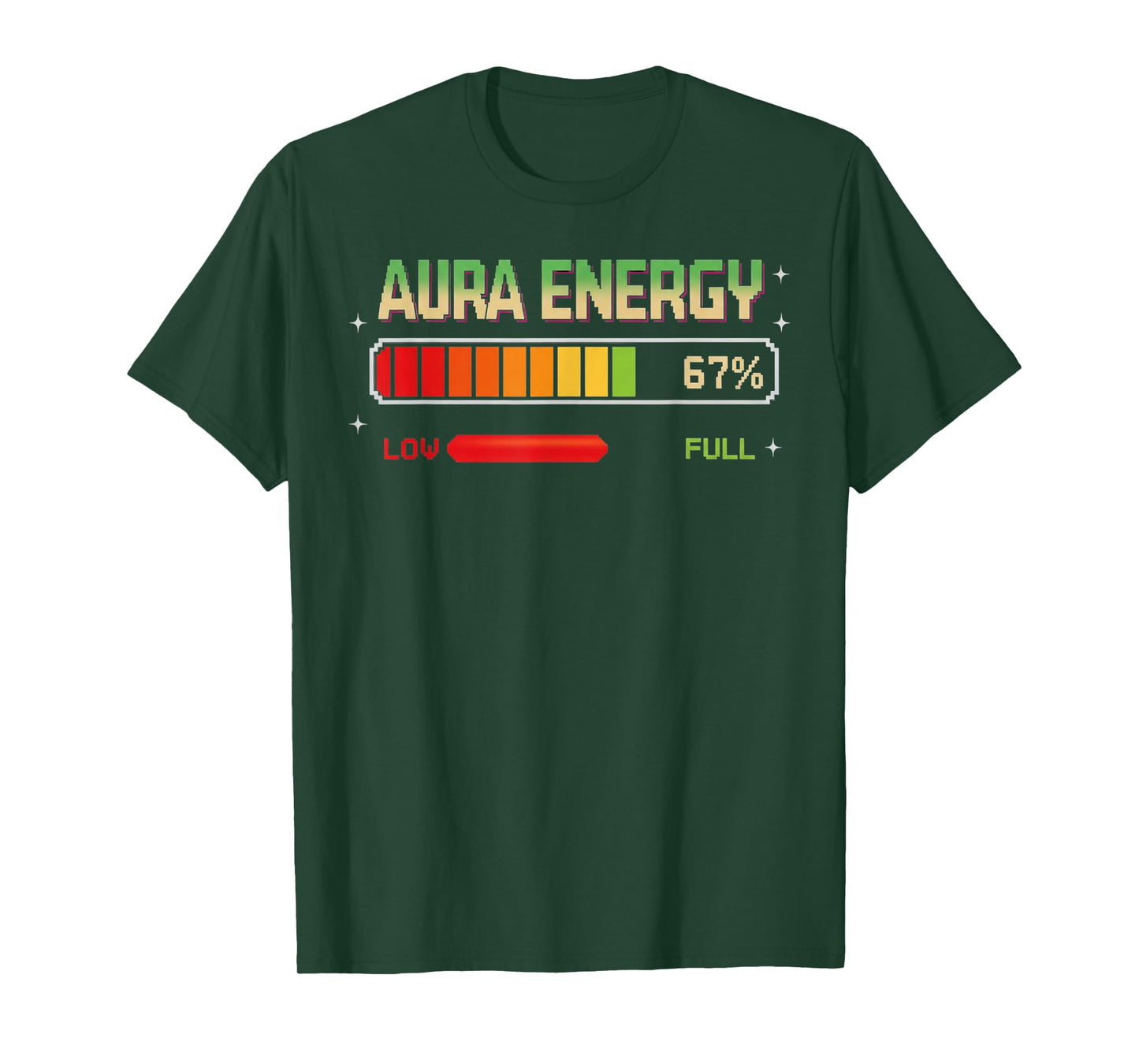 Aura Energy at 67 Funny Six Seven Meme Gen Alpha Slang T-Shirt