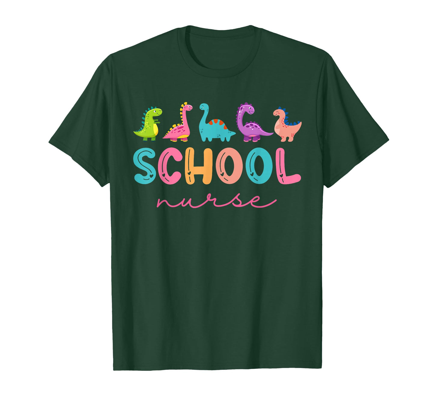 School Nurse Dinosaurs Appreciation Nursing Nurse Day T-Shirt