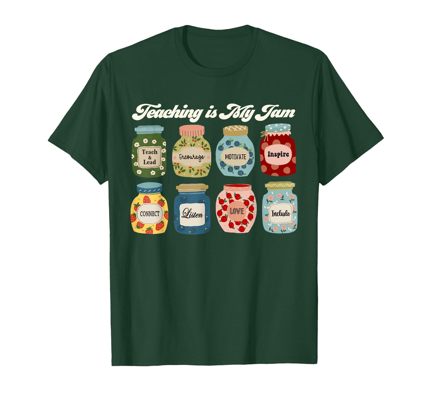 Groovy Teaching Is My Jam Teacher Appreciation T-Shirt