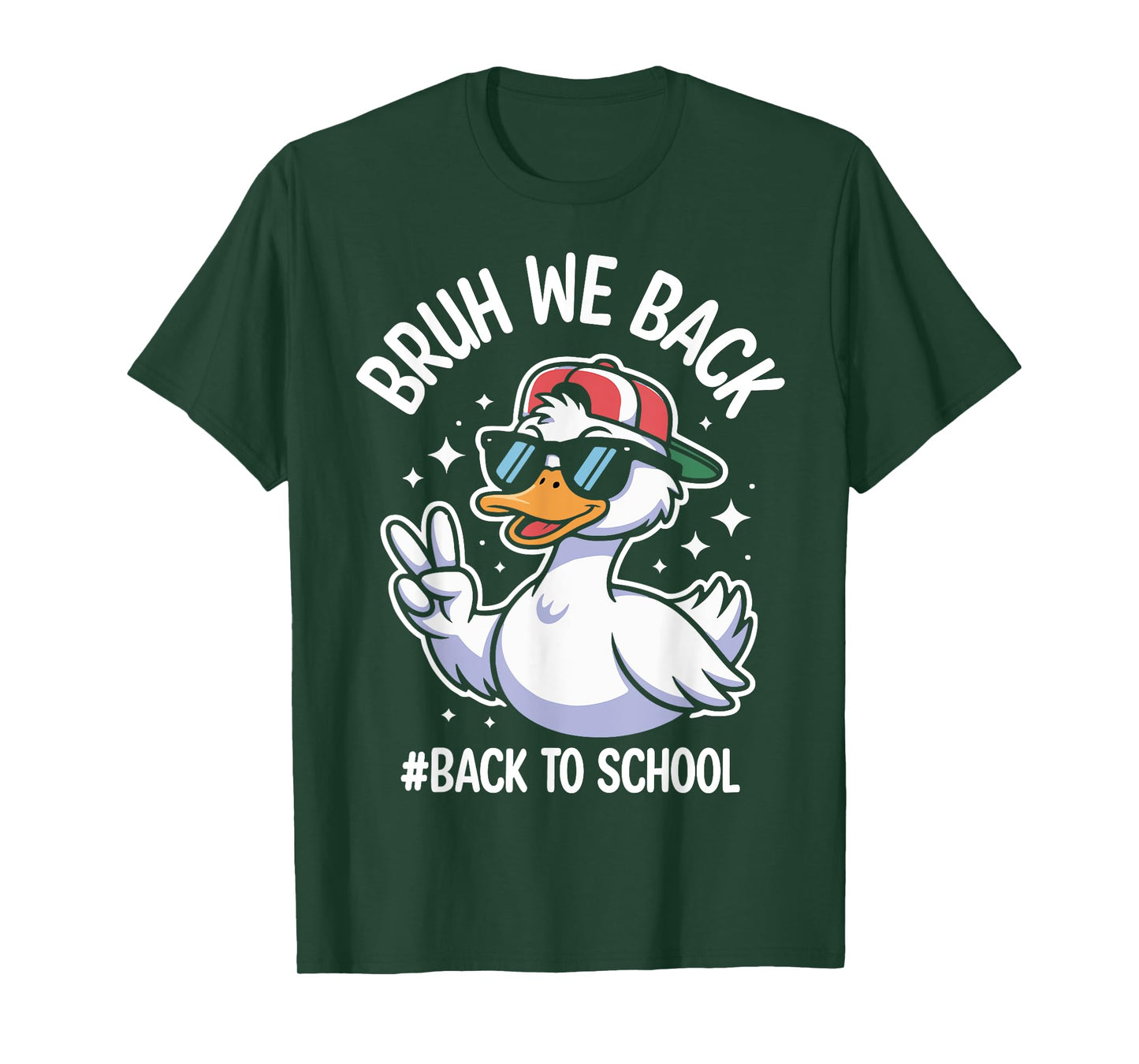 Retro Bruh We Back Teachers Kids Boys Girls Back To School T-Shirt