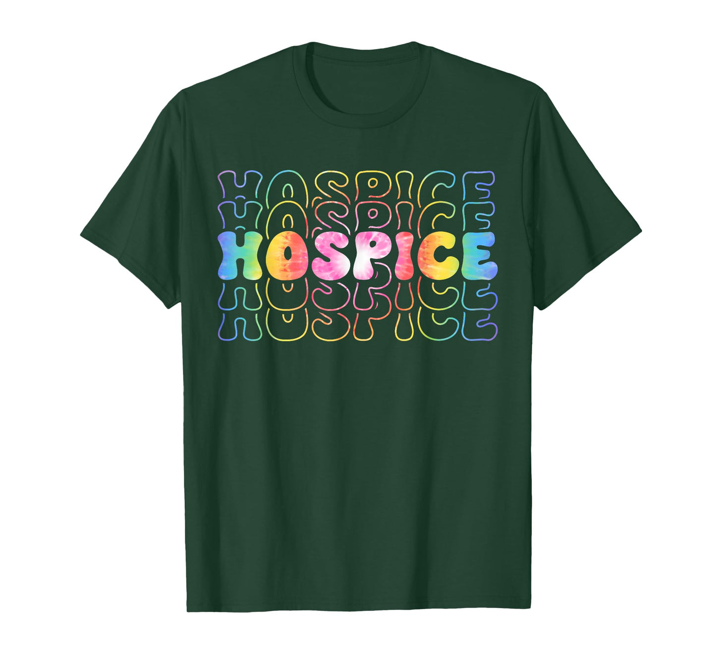 Funny Cute Tie Dye Hospice Nurse Life Hospice Squad T-Shirt