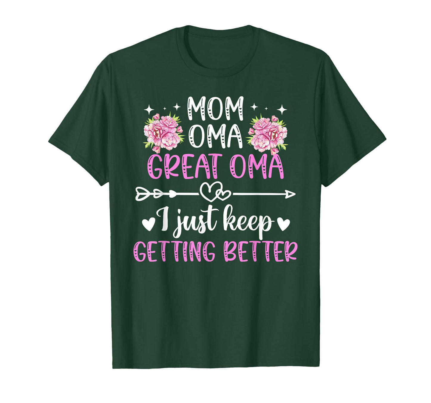 Mom Oma Great Oma Keep Getting Better Great Oma T-Shirt