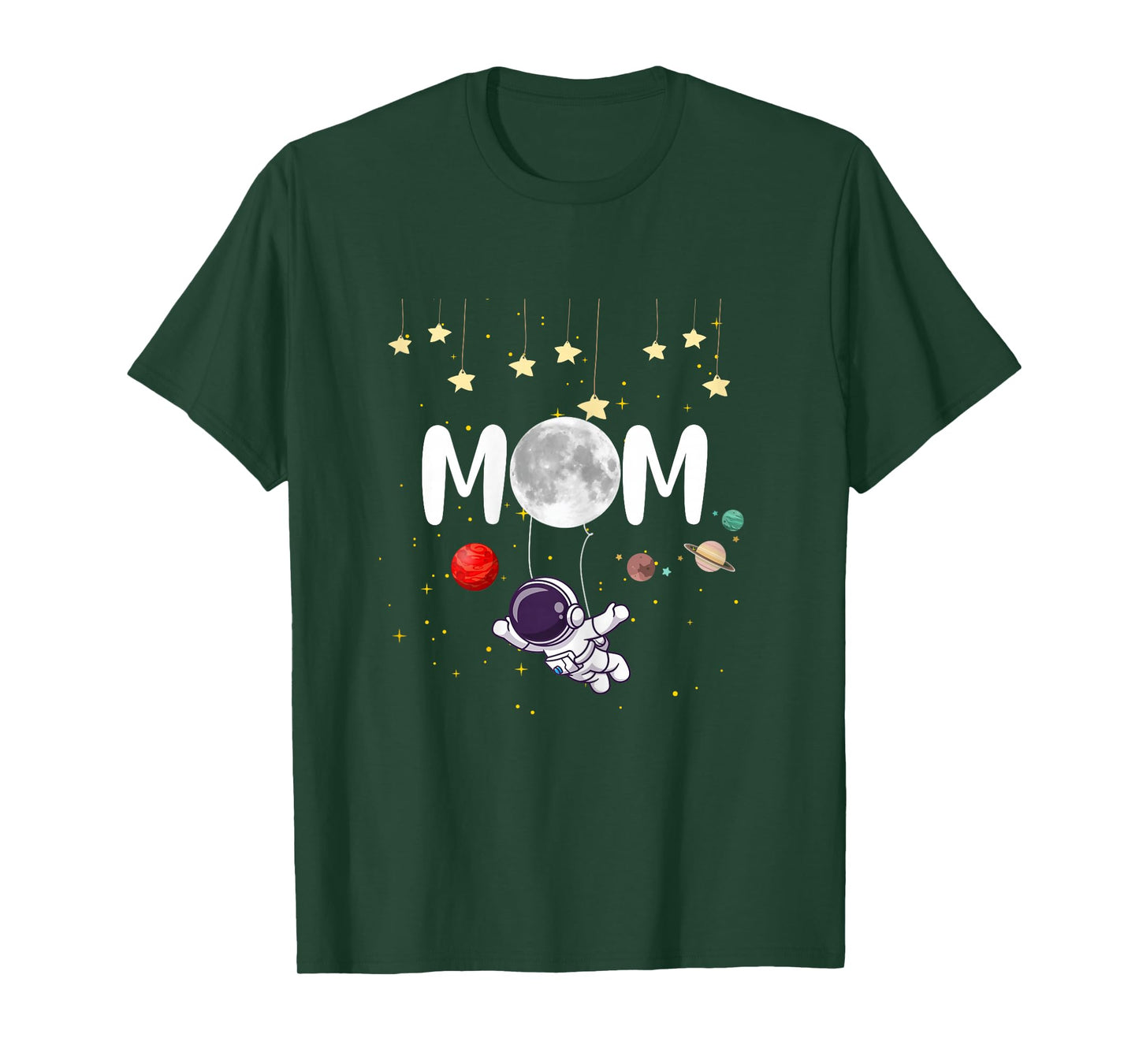Cute Mom Space Astronaut Mama Lovely Mother's Day Woman T-Shirt
