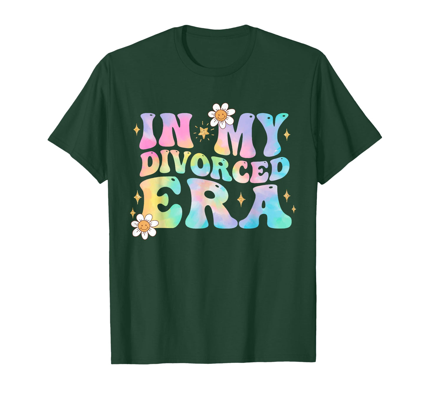 In My Divorced Era Tie Dye Breakup Divorce Party Divorcee T-Shirt