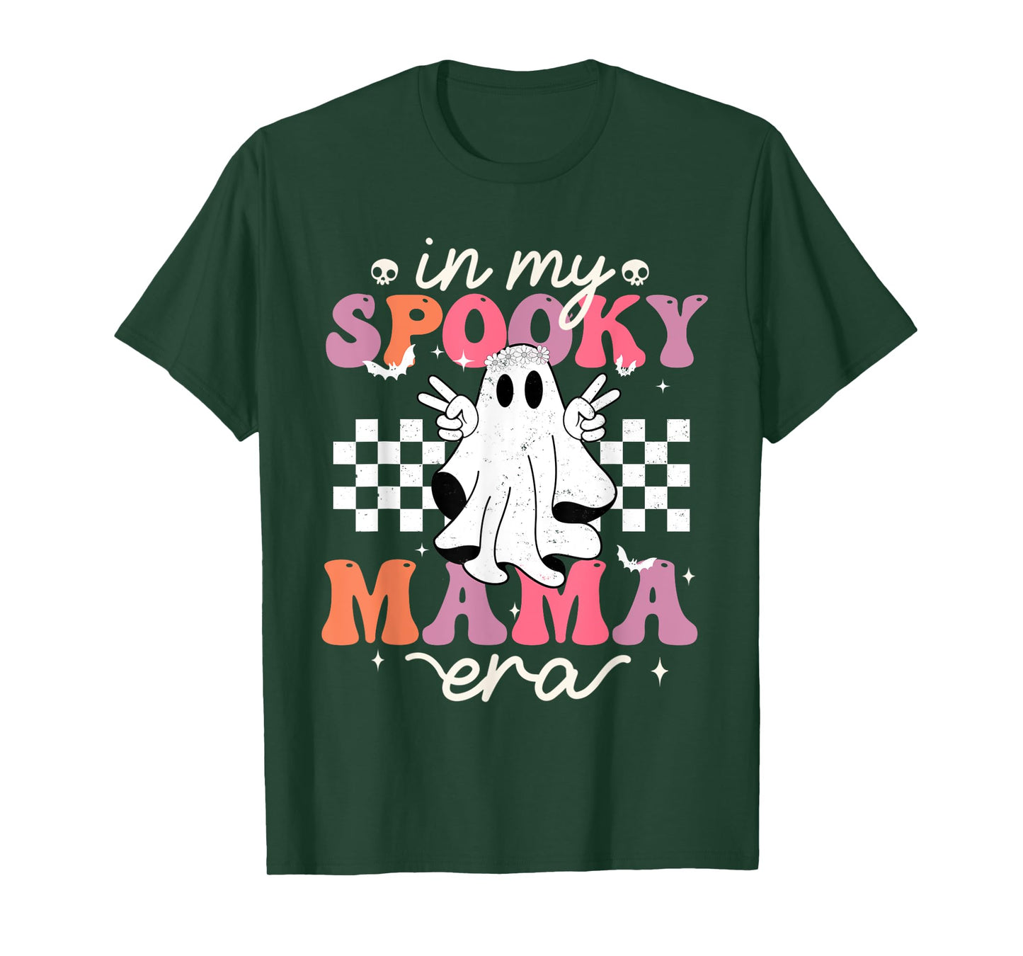 In My Spooky Mama Era Halloween Groovy Witchy Spooky T-Shirt