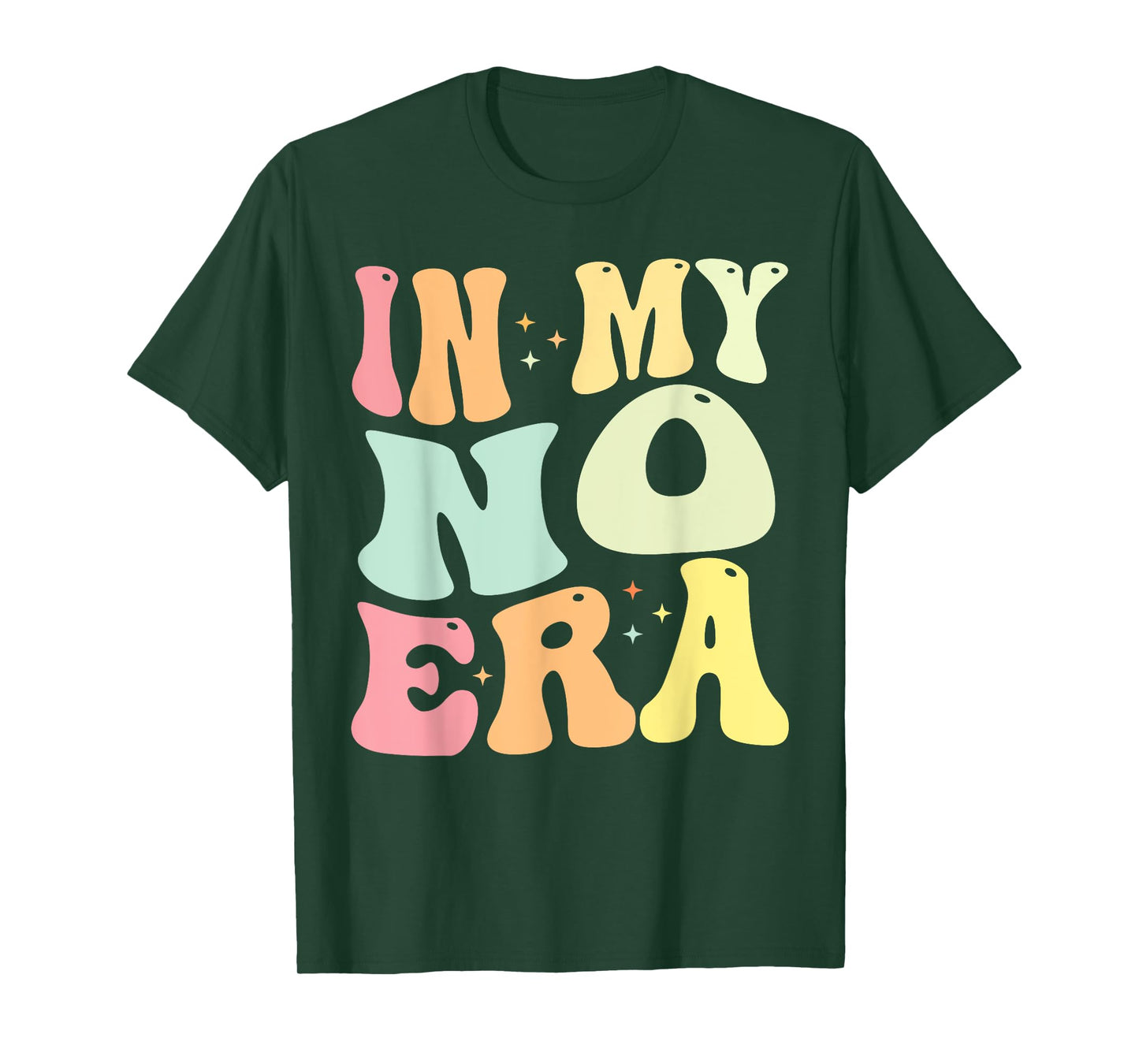 In My No Era Bad Kid Groovy Funny Toddler Kid Life T-Shirt