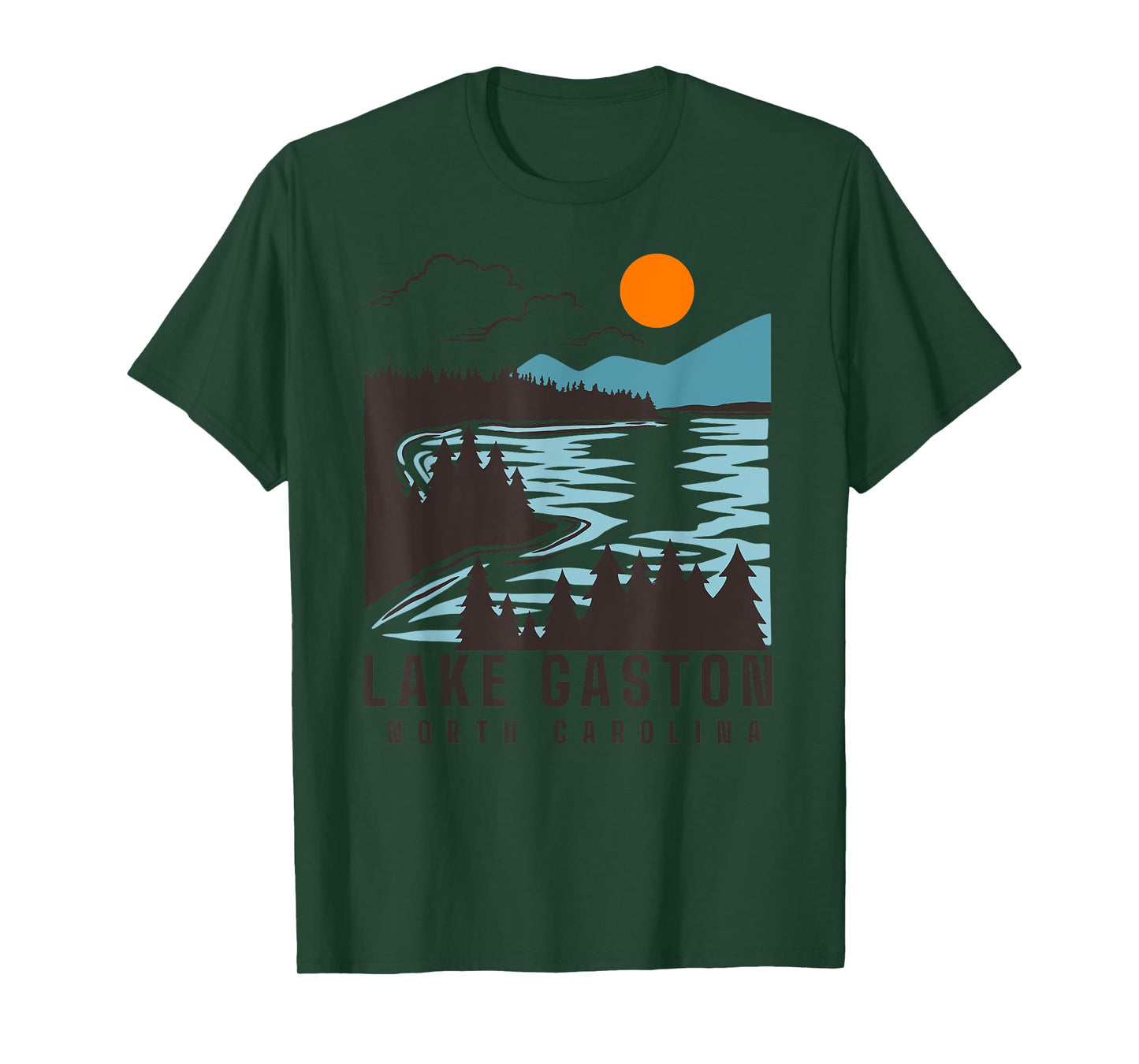 Lake Gaston North Carolina Summer Lake Life Boating T-Shirt