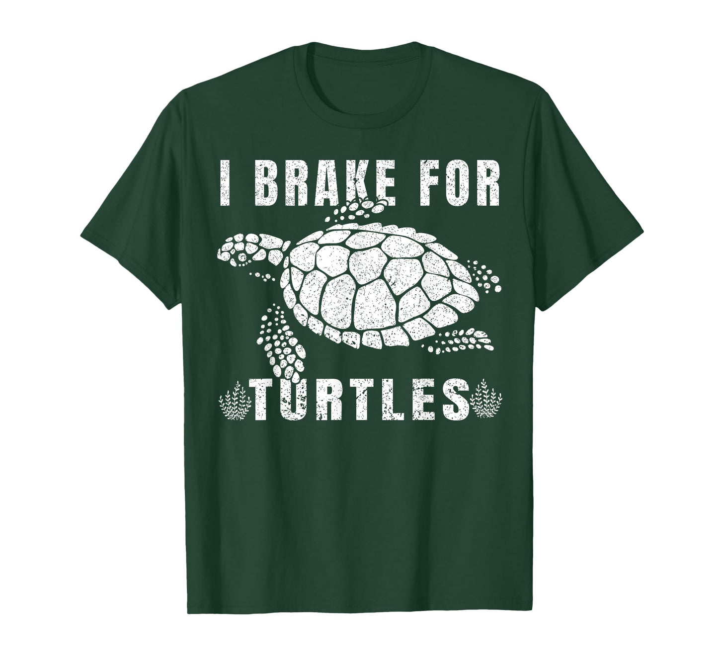 I Brake For Turtles Funny Saying for Turtle Lovers T-Shirt