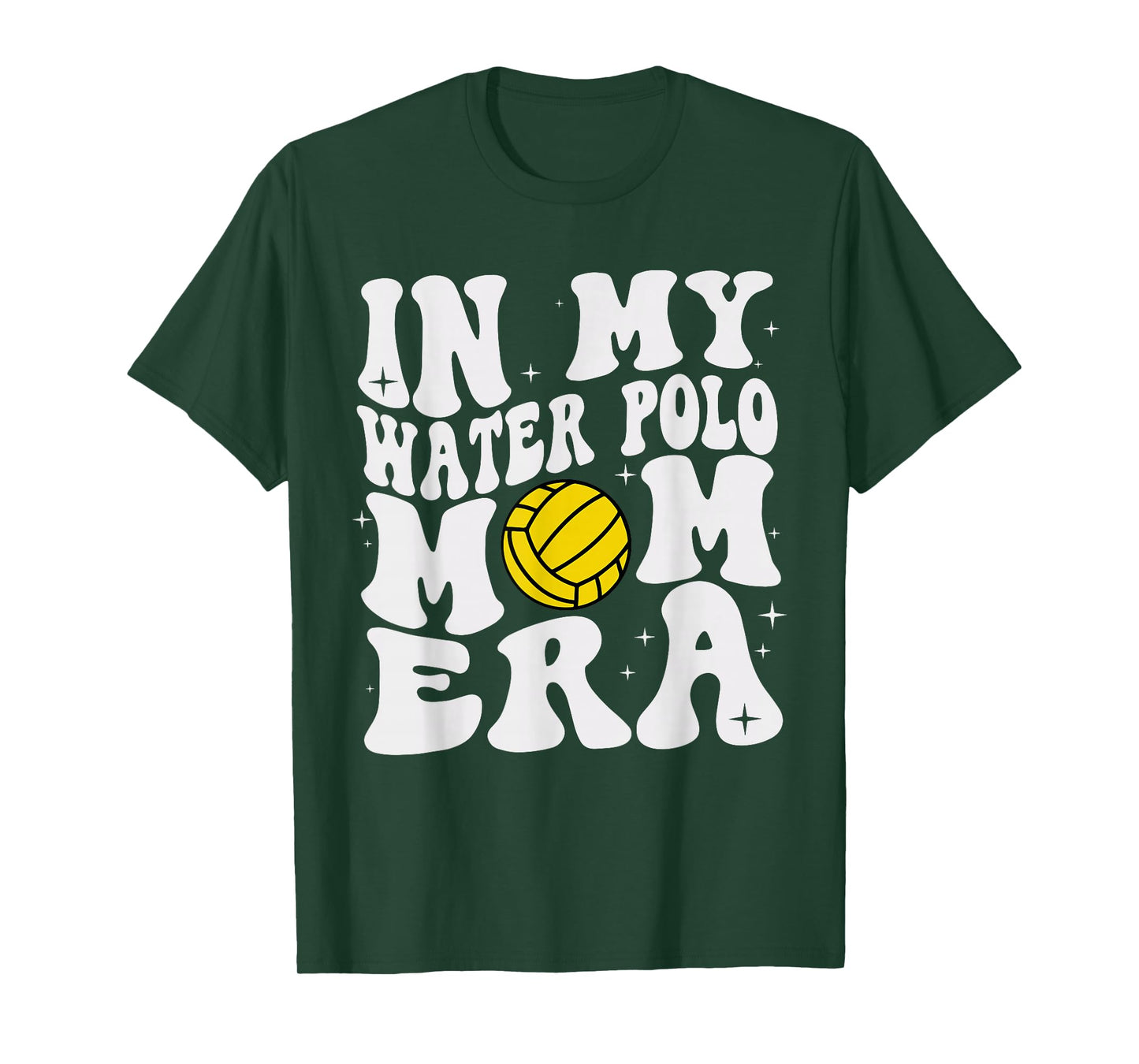 In My Water Polo Mom Era Retro Groovy Mom Life Mother's Day T-Shirt