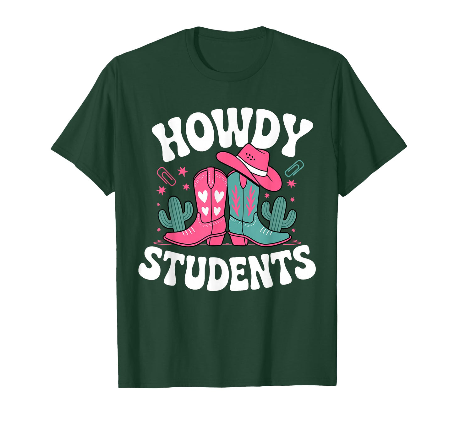 Howdy Student Western Cowgirls Teacher Back To School T-Shirt