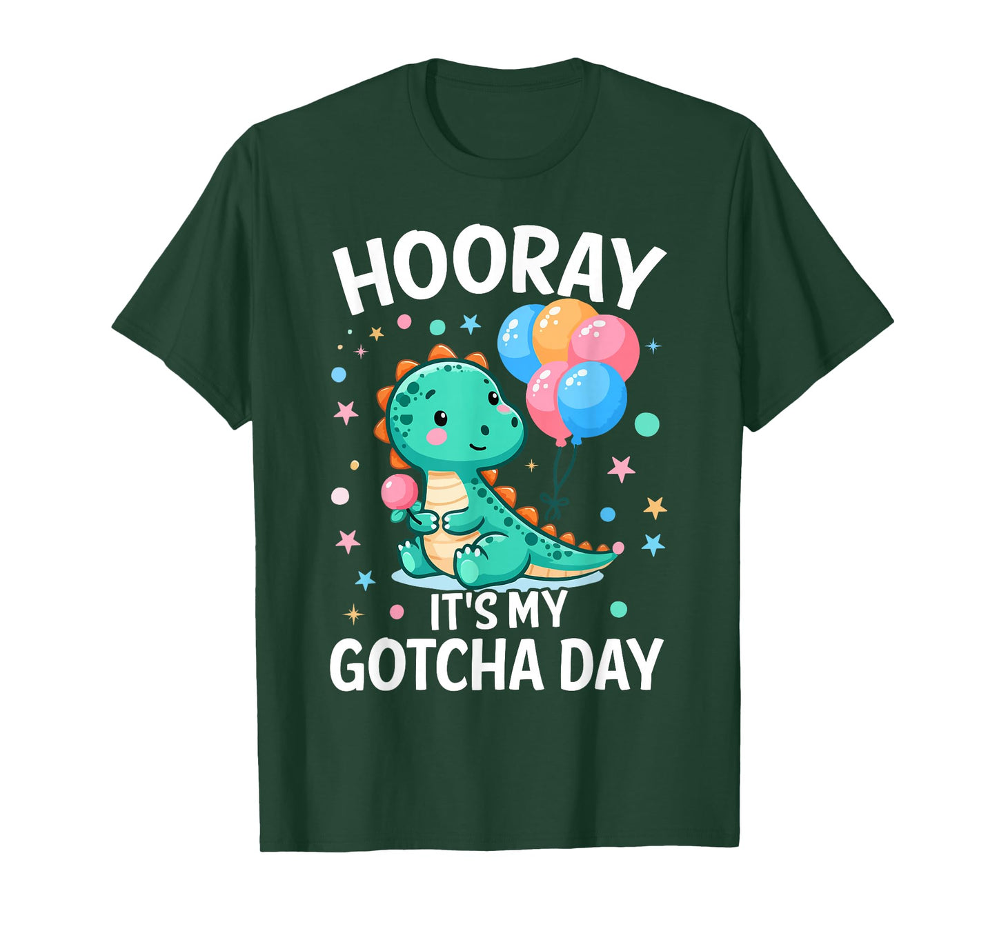 Hooray Its My Gotcha Day Foster Care Funny Adoptive Parents T-Shirt