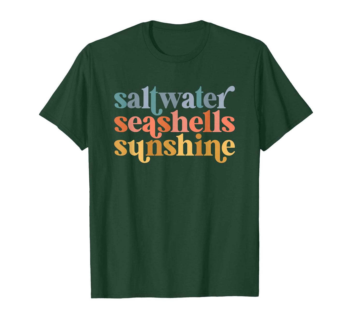 Saltwater Seashells Sunshine Beach Lovers T-Shirt