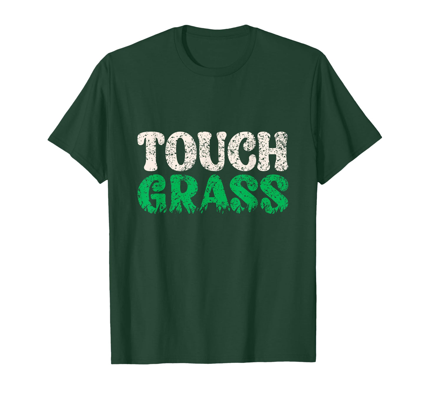 Touch Grass Outside Meme Funny Joke Touch Grass T-Shirt