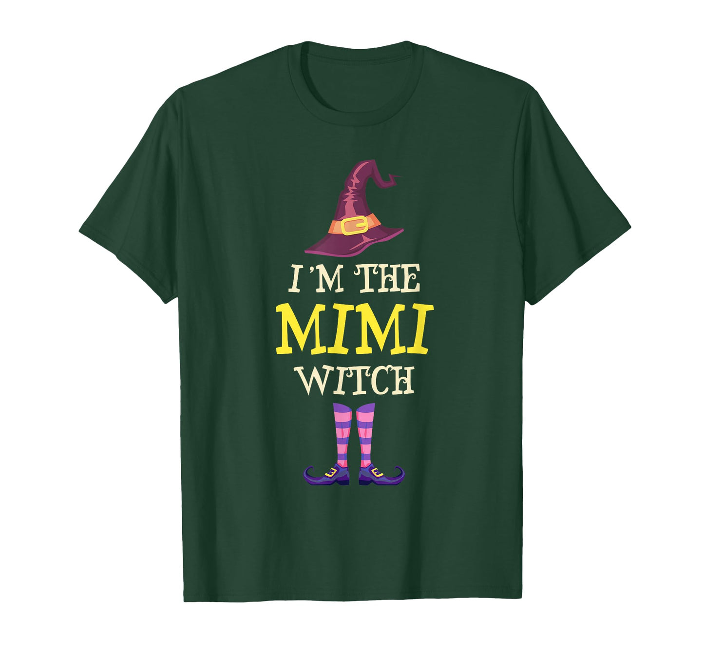 I'm The Mimi Witch Costume Halloween Funny Witchy T-Shirt
