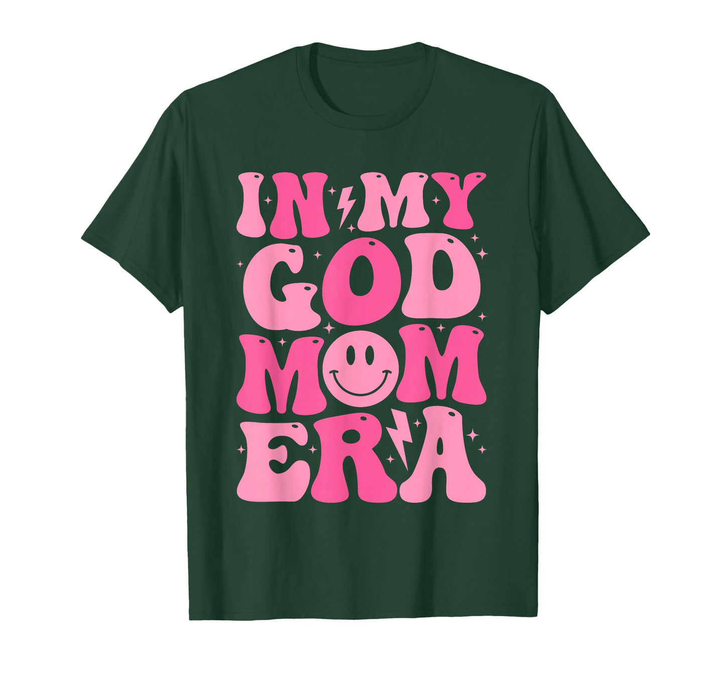 In My God Mom Era Jesuss Christian Religious Mother's Day T-Shirt